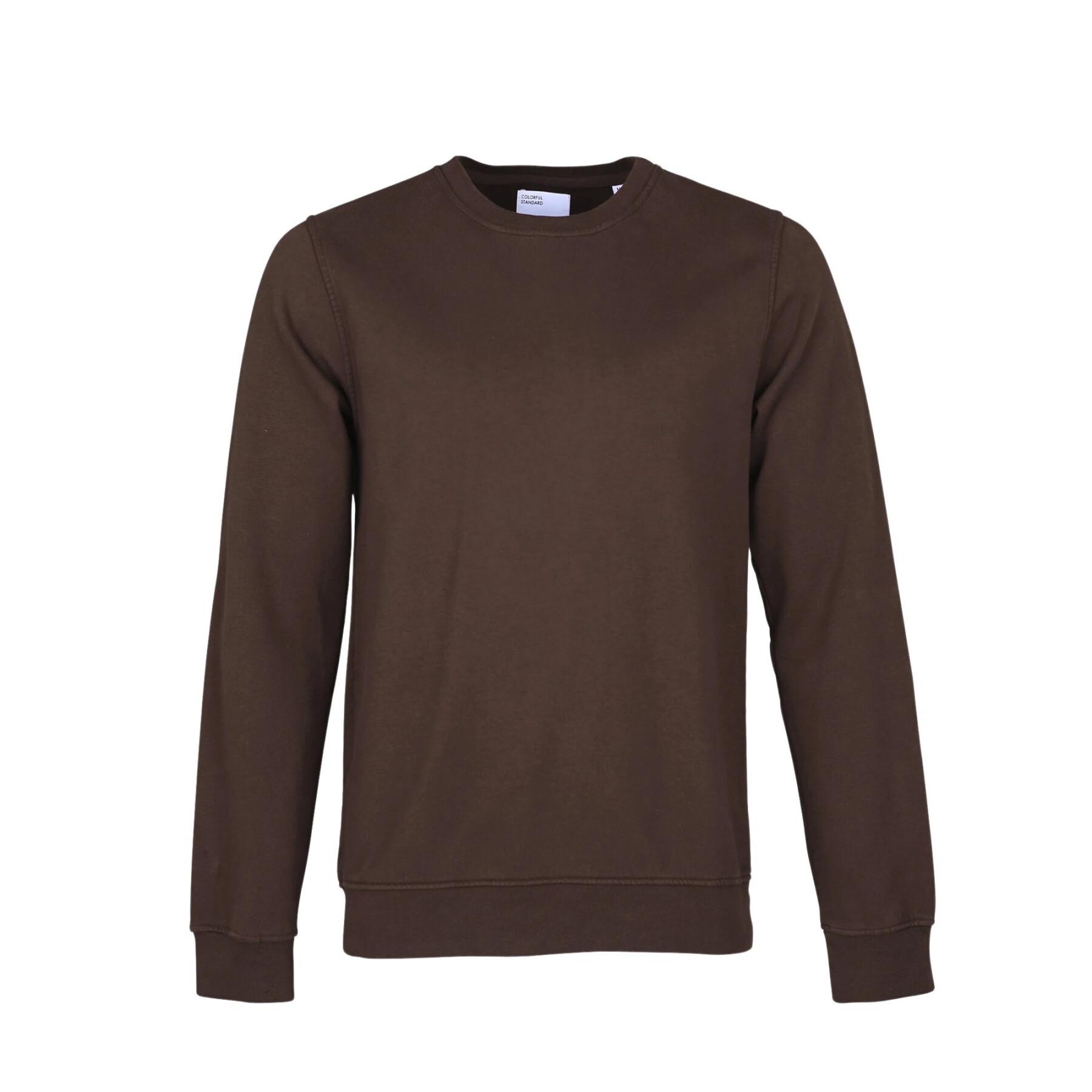 Sweatshirt round neck Colorful Standard Classic Organic coffee brown