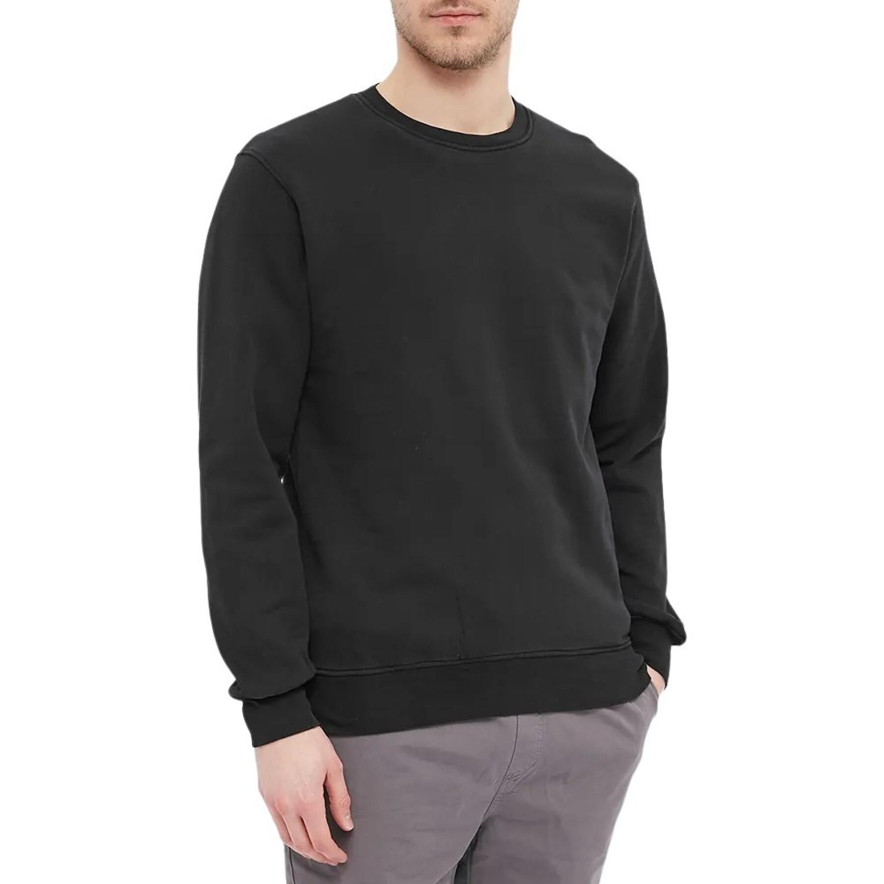 Sweatshirt round neck Colorful Standard Classic Organic deep black