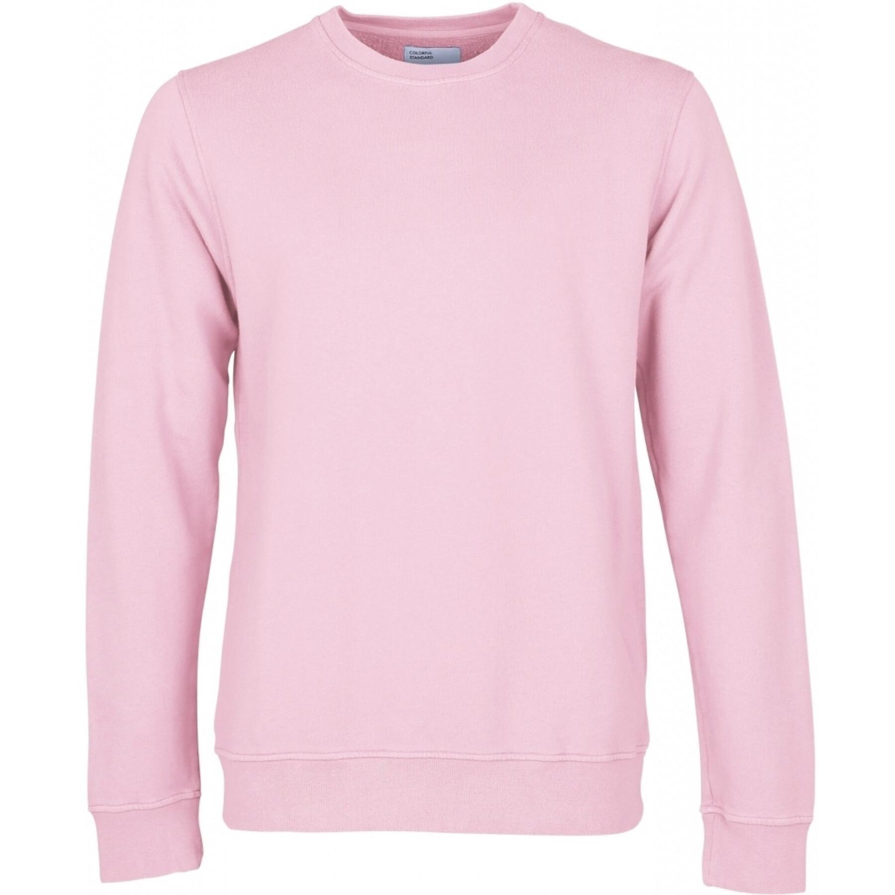 Sweatshirt round neck Colorful Standard Classic Organic flamingo pink