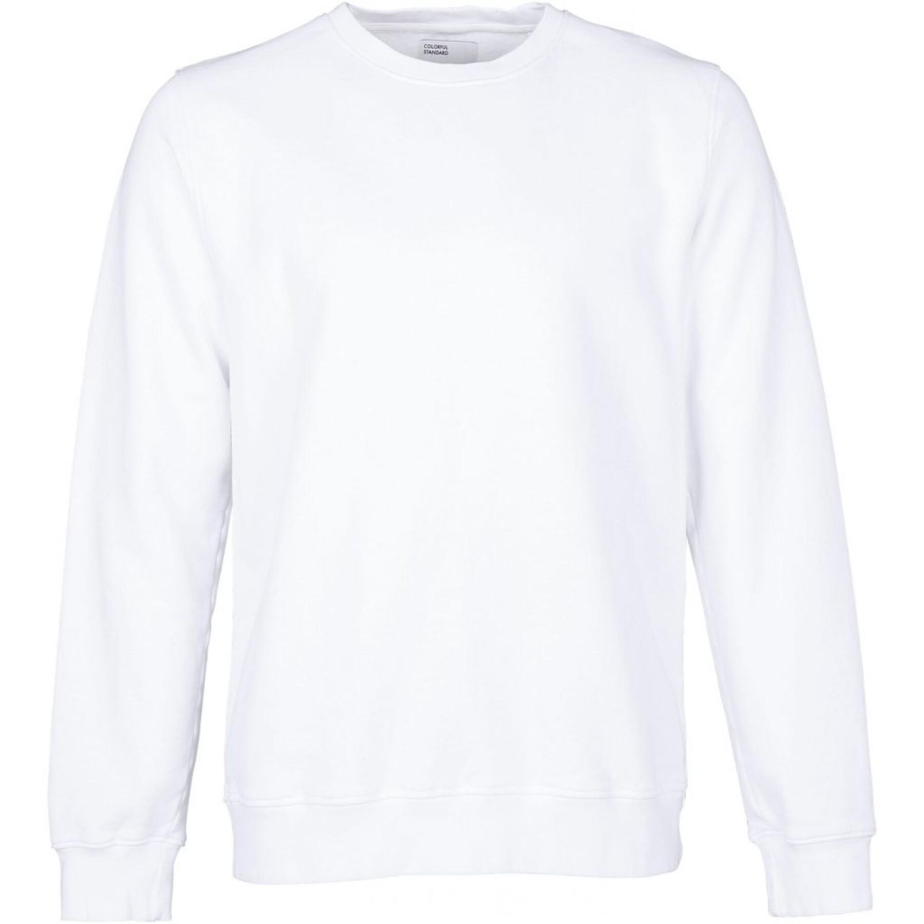 Sweatshirt round neck Colorful Standard Classic Organic optical white