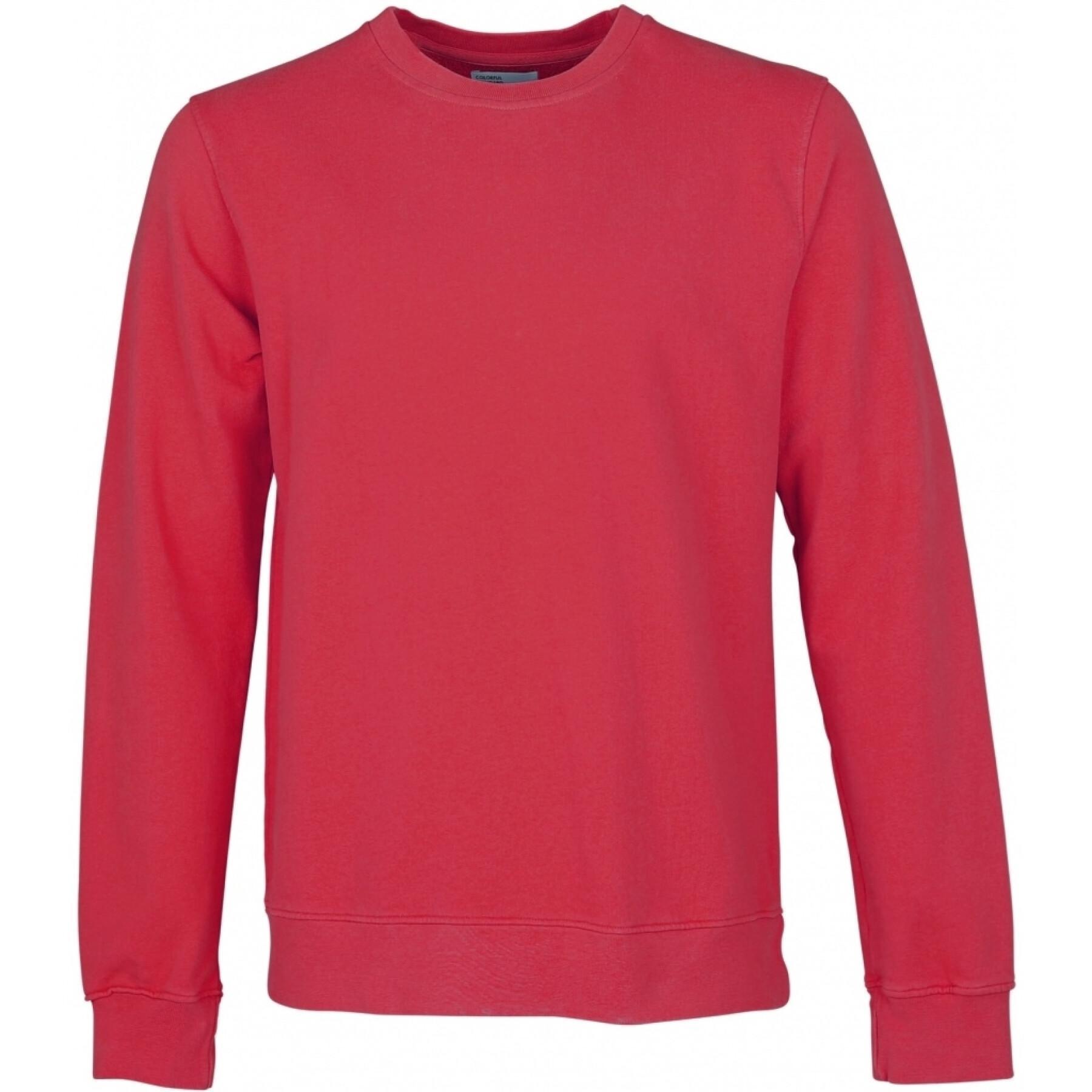 Sweatshirt round neck Colorful Standard Classic Organic scarlet red