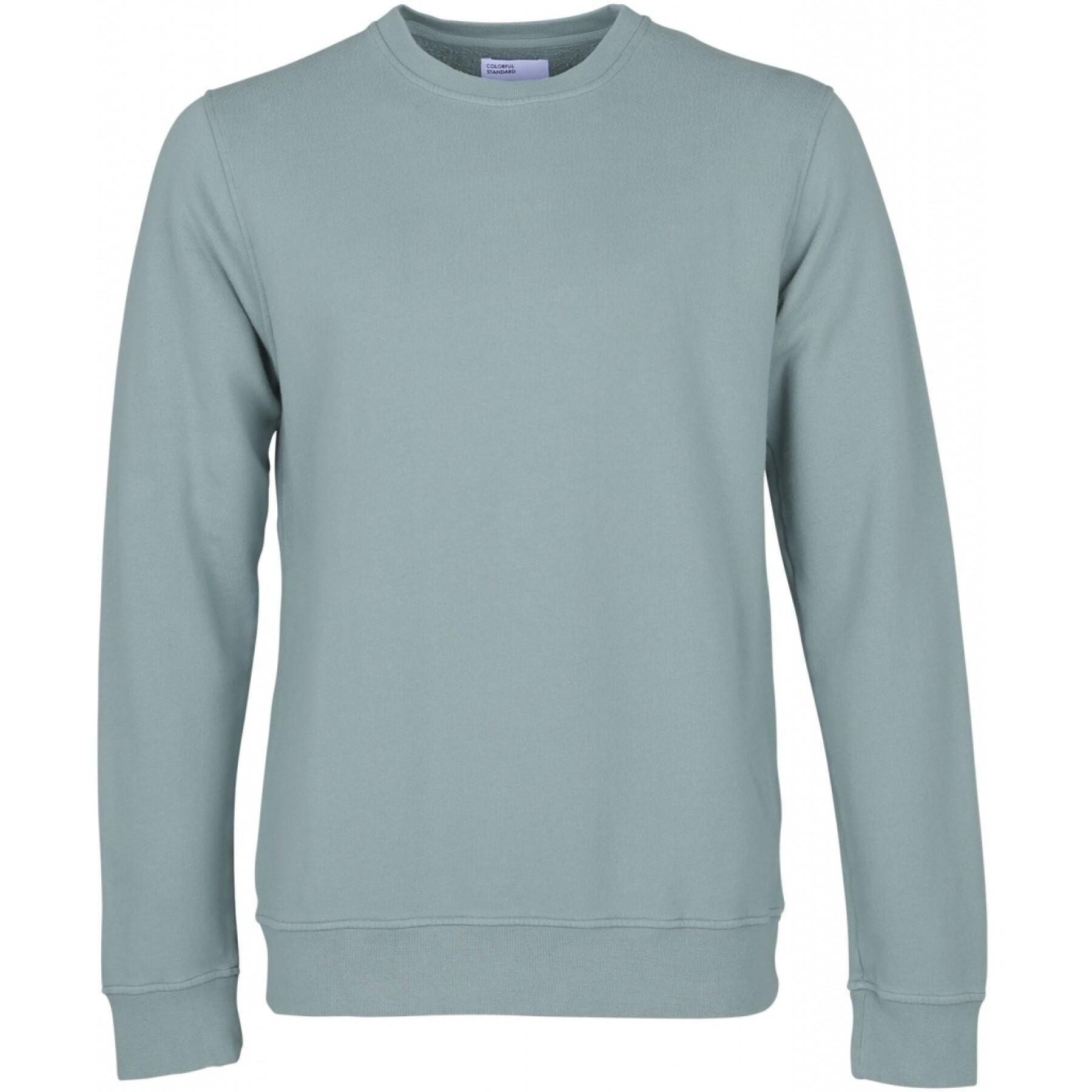 Sweatshirt round neck Colorful Standard Classic Organic steel blue