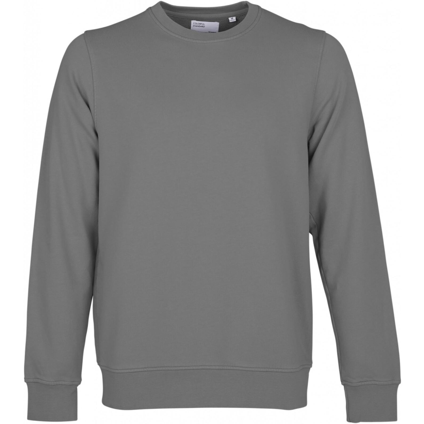 Sweatshirt round neck Colorful Standard Classic Organic storm grey
