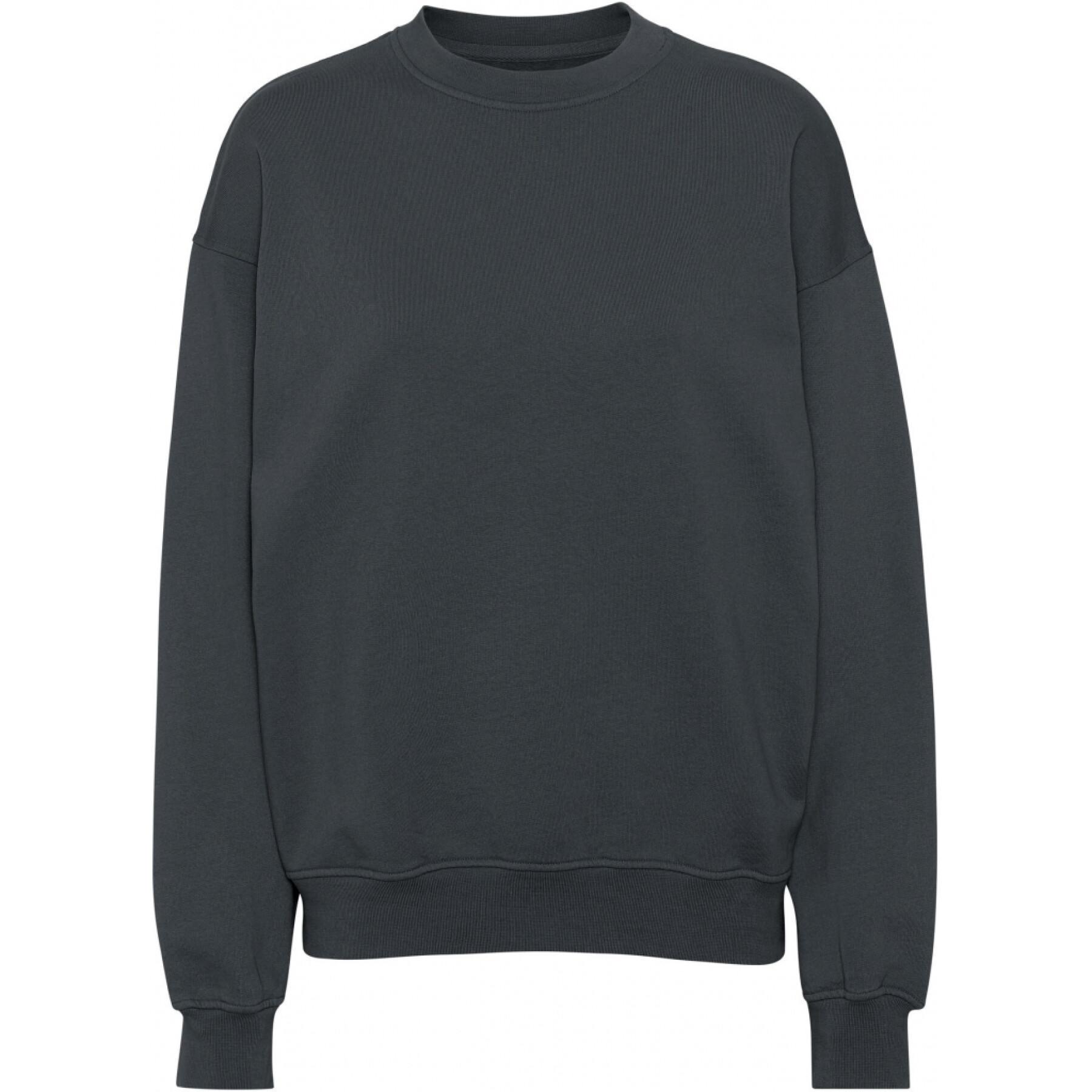Sweatshirt round neck Colorful Standard Organic oversized lava grey