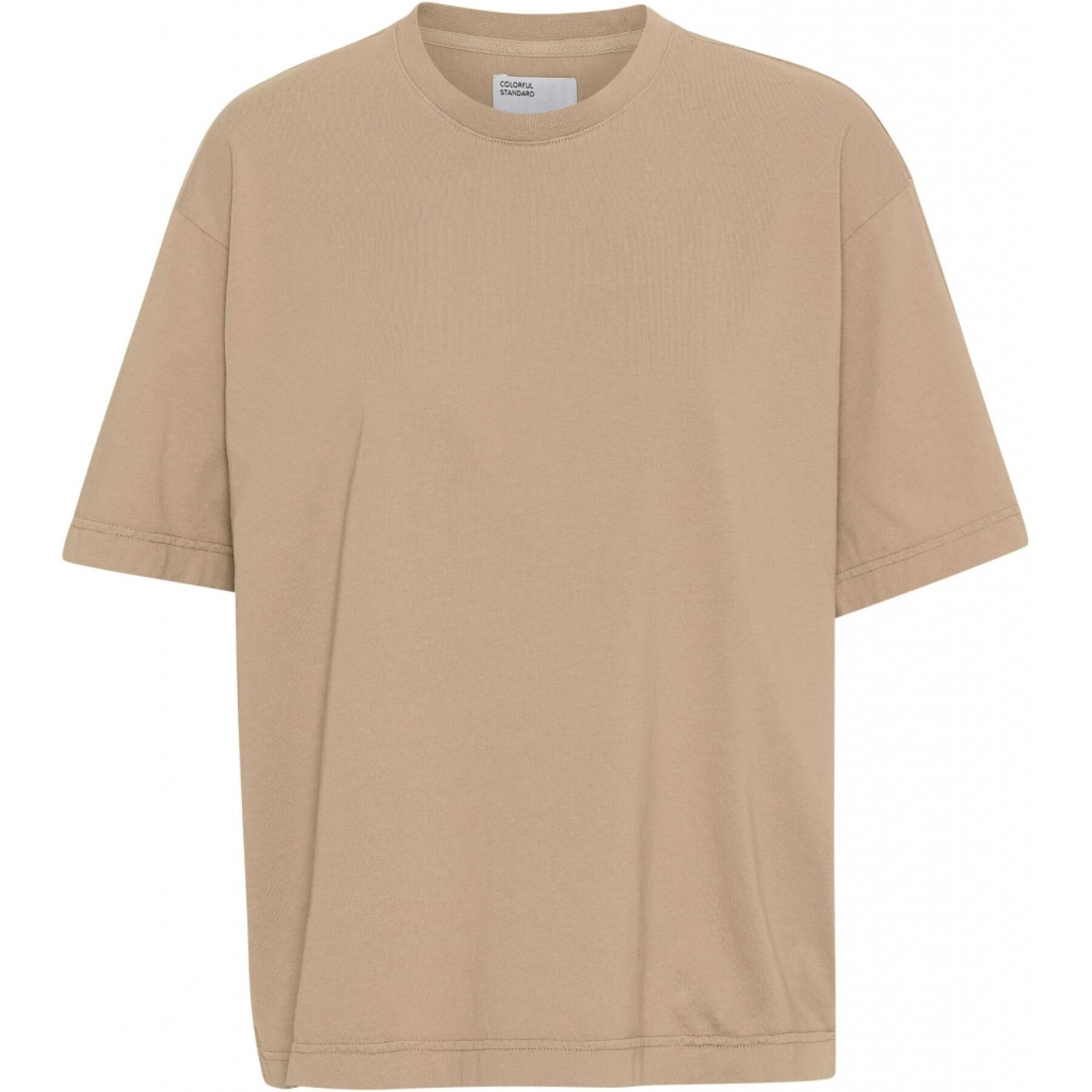 Women's T-shirt Colorful Standard Organic oversized honey beige