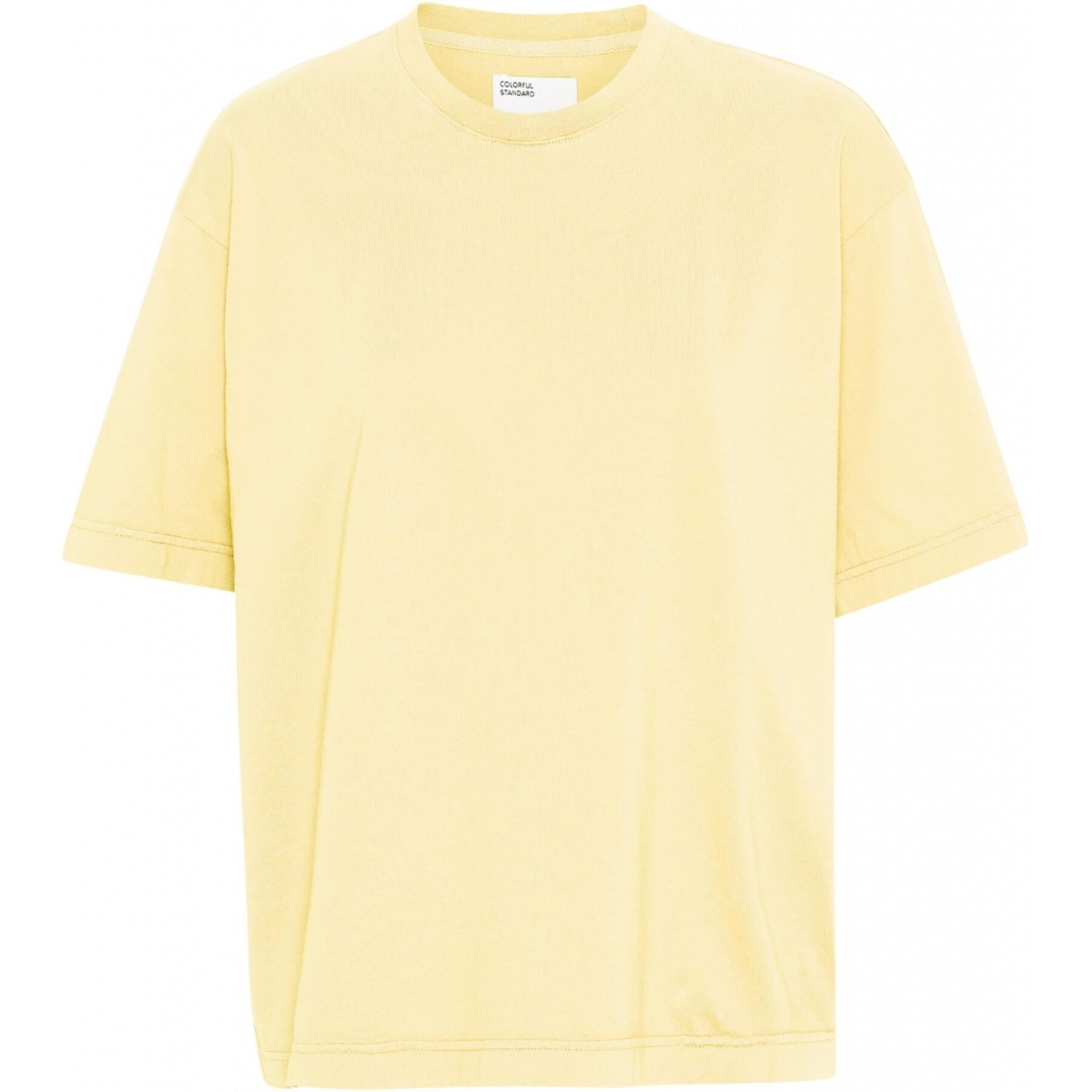 Women's T-shirt Colorful Standard Organic oversized soft yellow