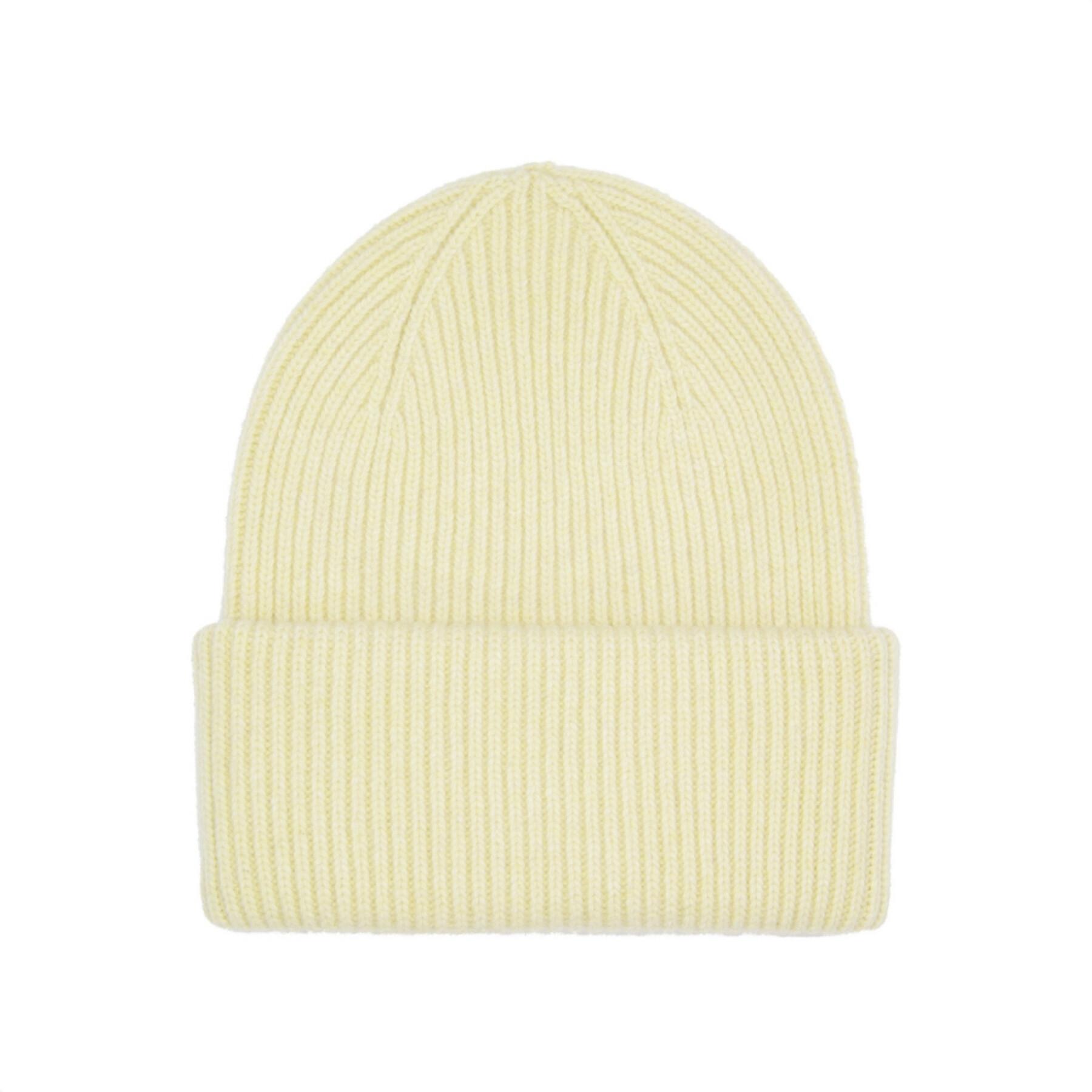 Woolen hat Colorful Standard Merino soft yellow