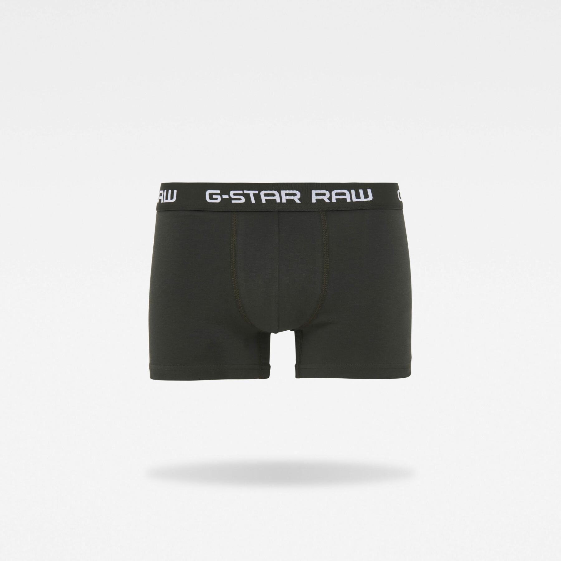 Pack of 3 boxers G-Star Classic trunk clr