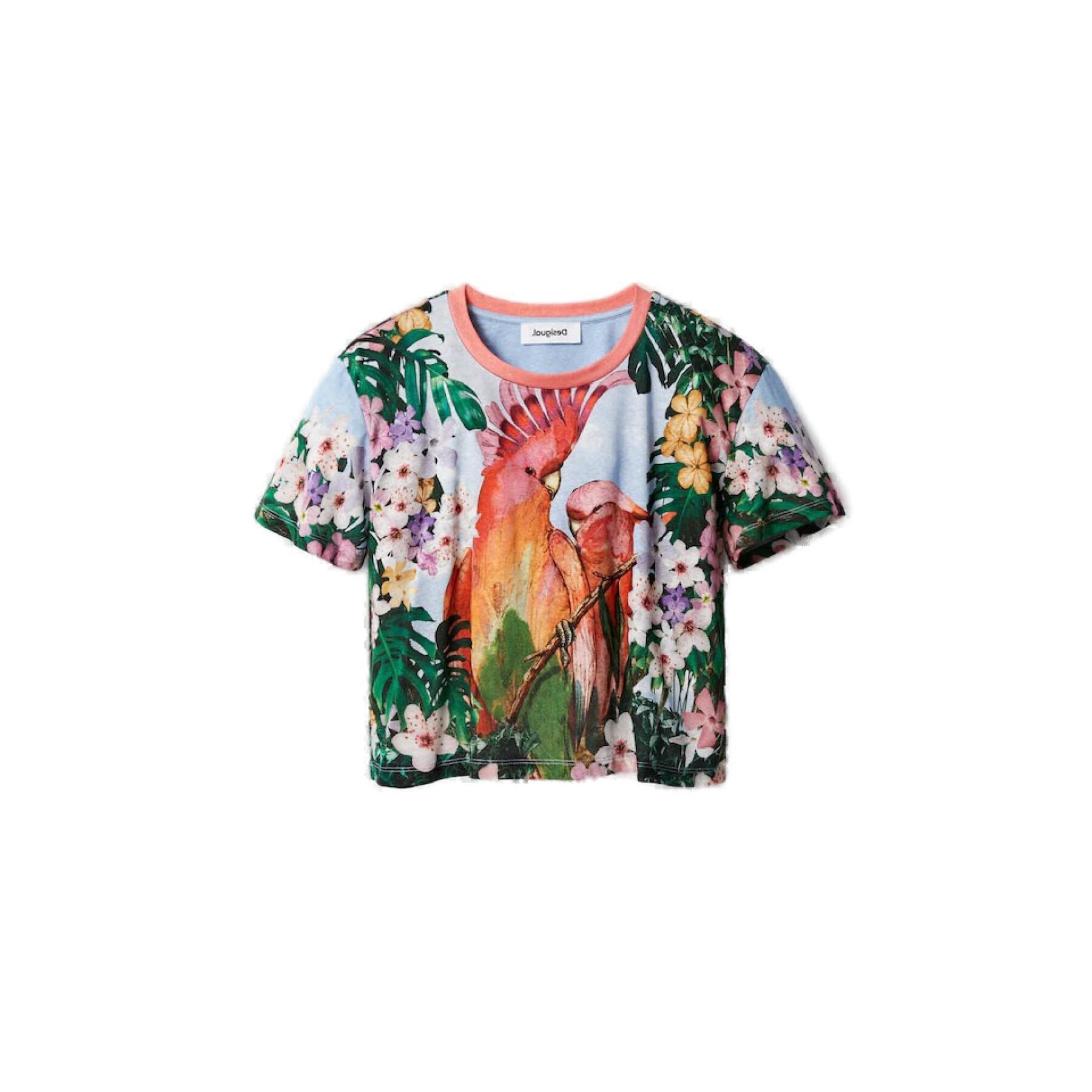 Women's T-shirt Desigual Parrot