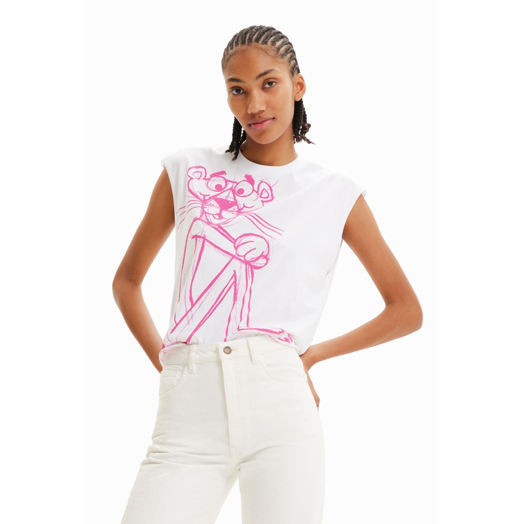 Women's T-shirt Desigual Pink Panther
