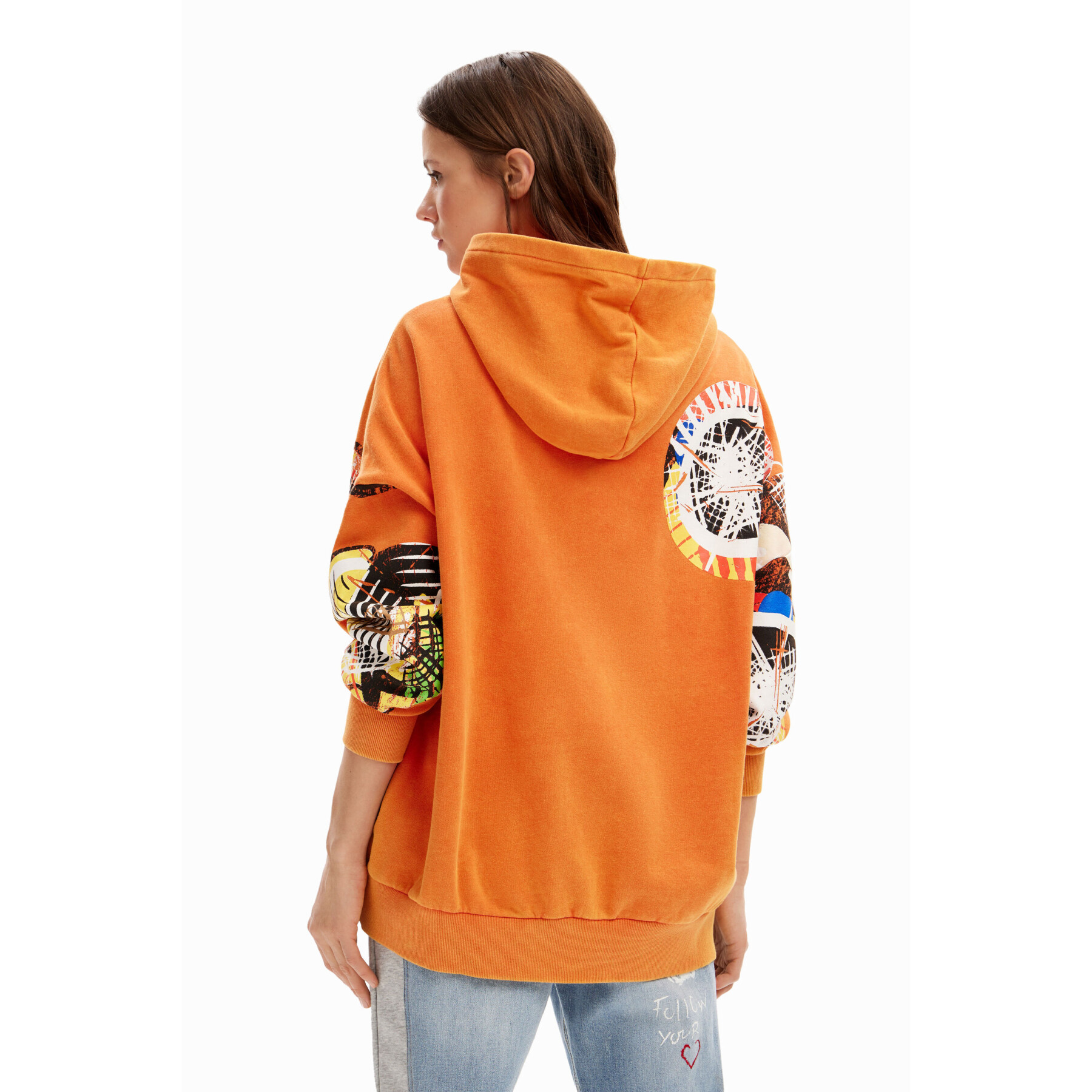 Sweatshirt woman Desigual Mickey Cubist