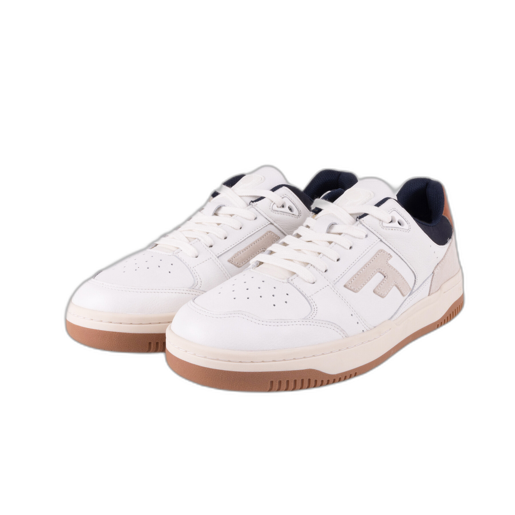 Leather and suede sneakers Faguo Urban 1