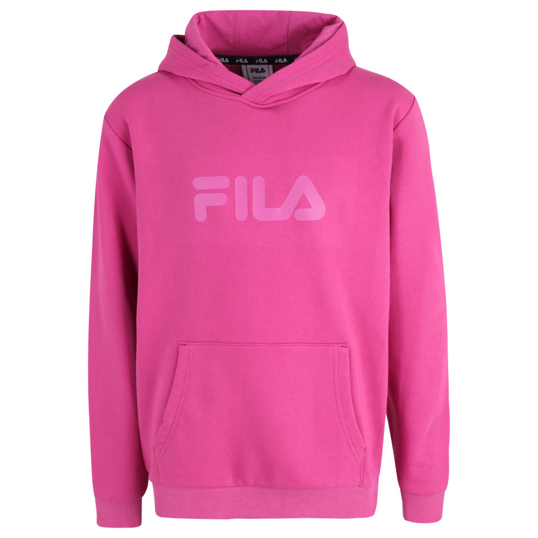Kid's crop hoodie Fila Sande Classic Logo
