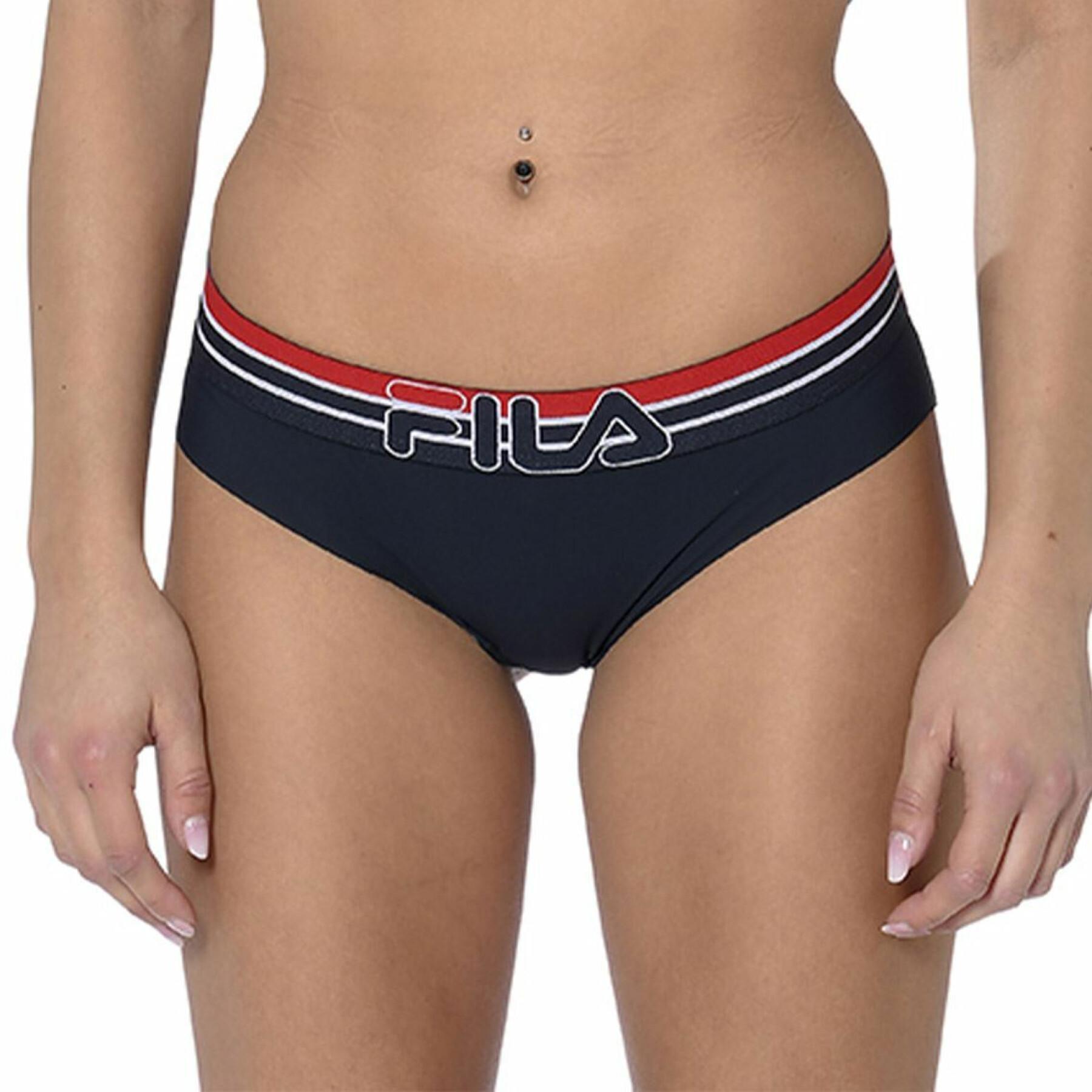 Women's two-tone belted panties Fila