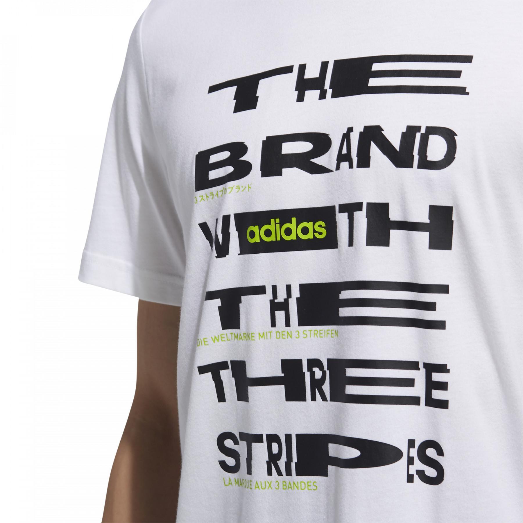 T-shirt adidas Distorted Font