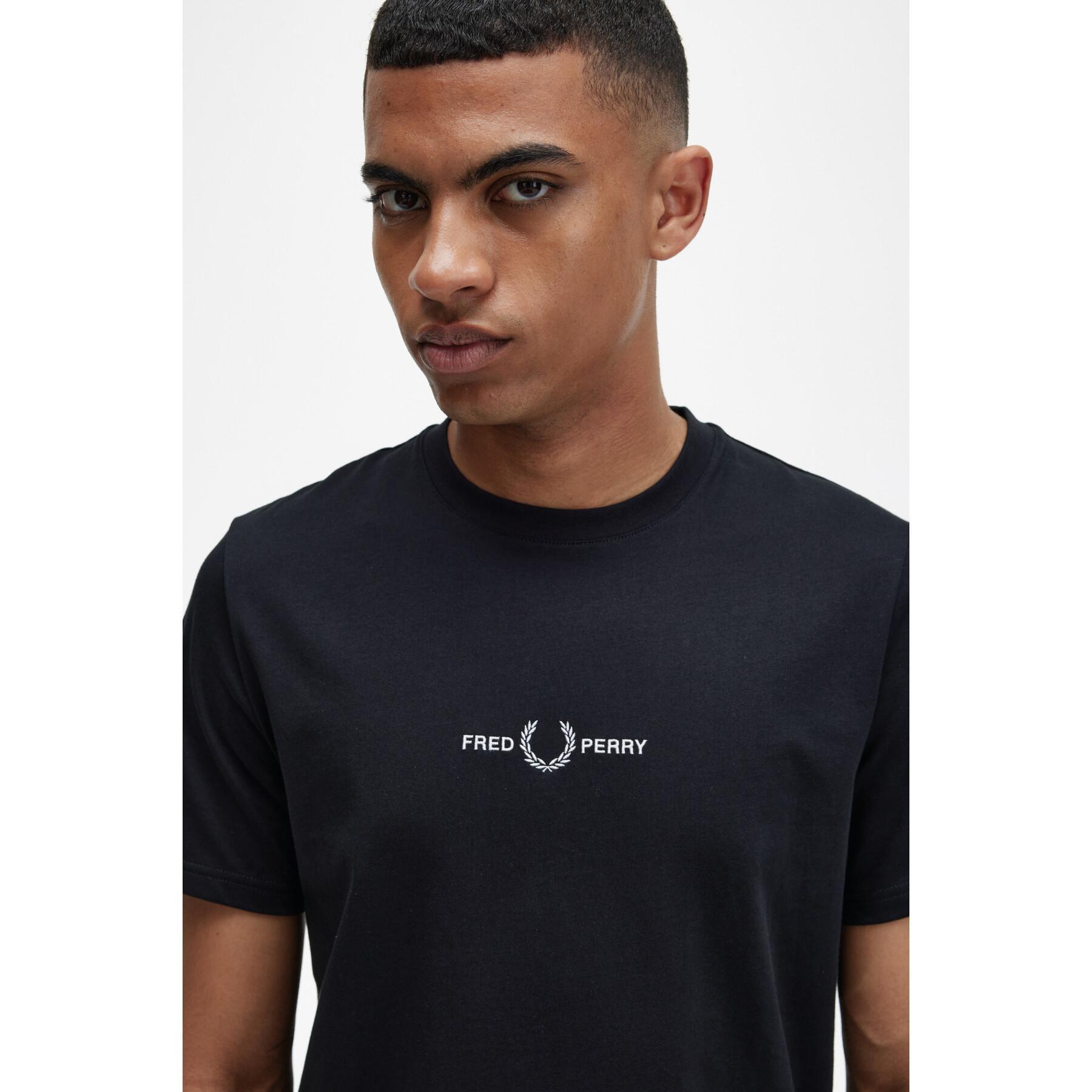 Embroidered T-shirt Fred Perry