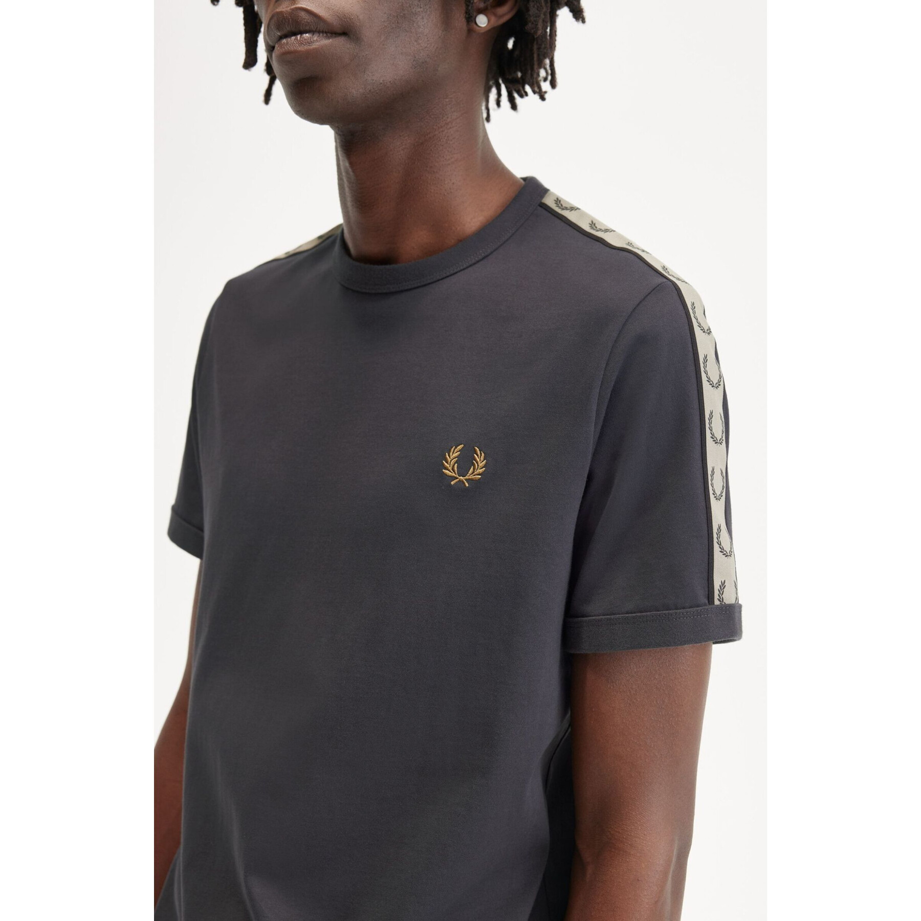 Contrast band T-shirt Fred Perry