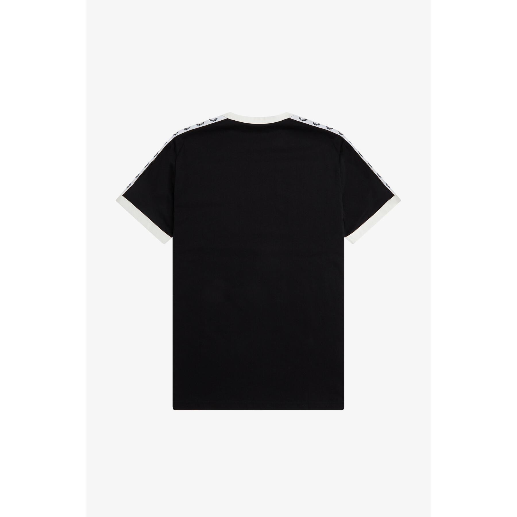 Contrast trim T-shirt with band Fred Perry