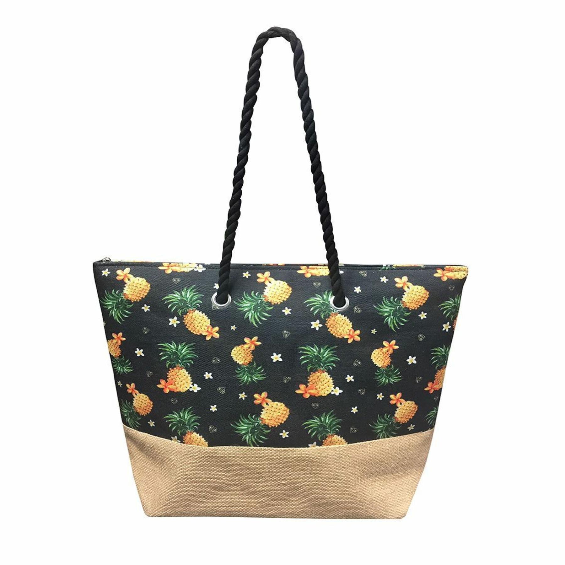 Beach bag with pineapple print Freegun