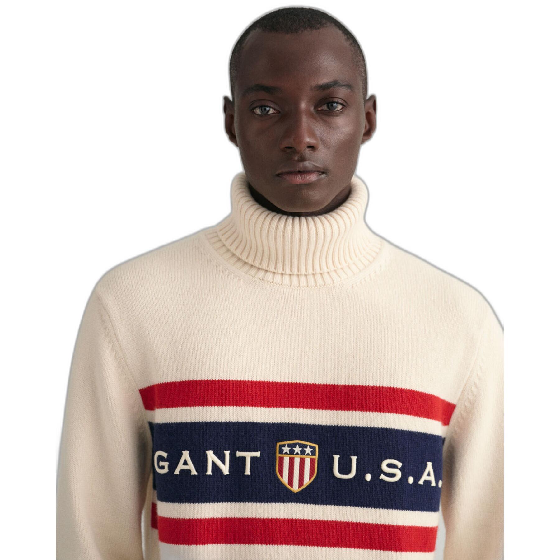 Turtleneck sweater Gant Banner Shield