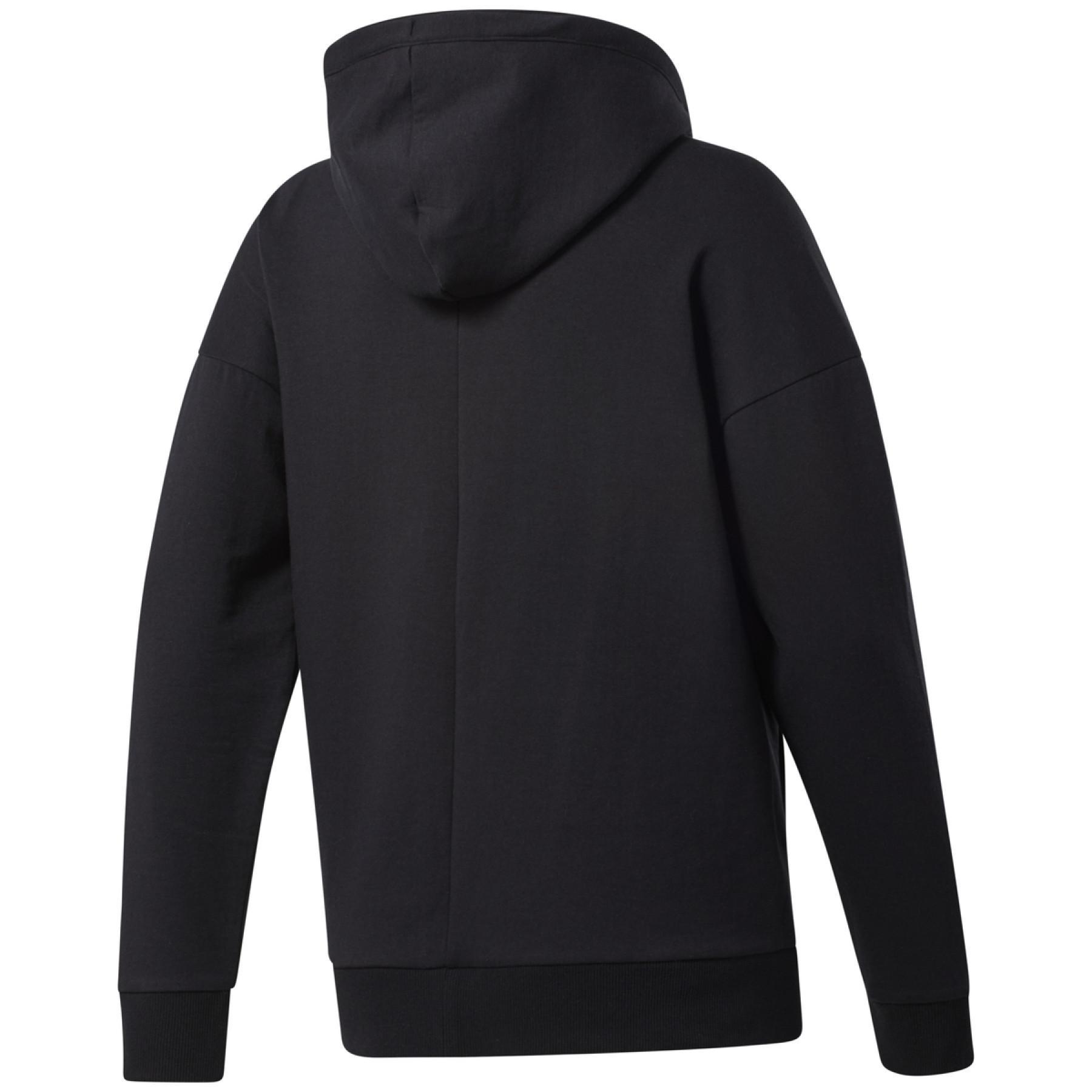 Women's hooded sweatshirt Reebok DreamBlend Cotton Zip-Up