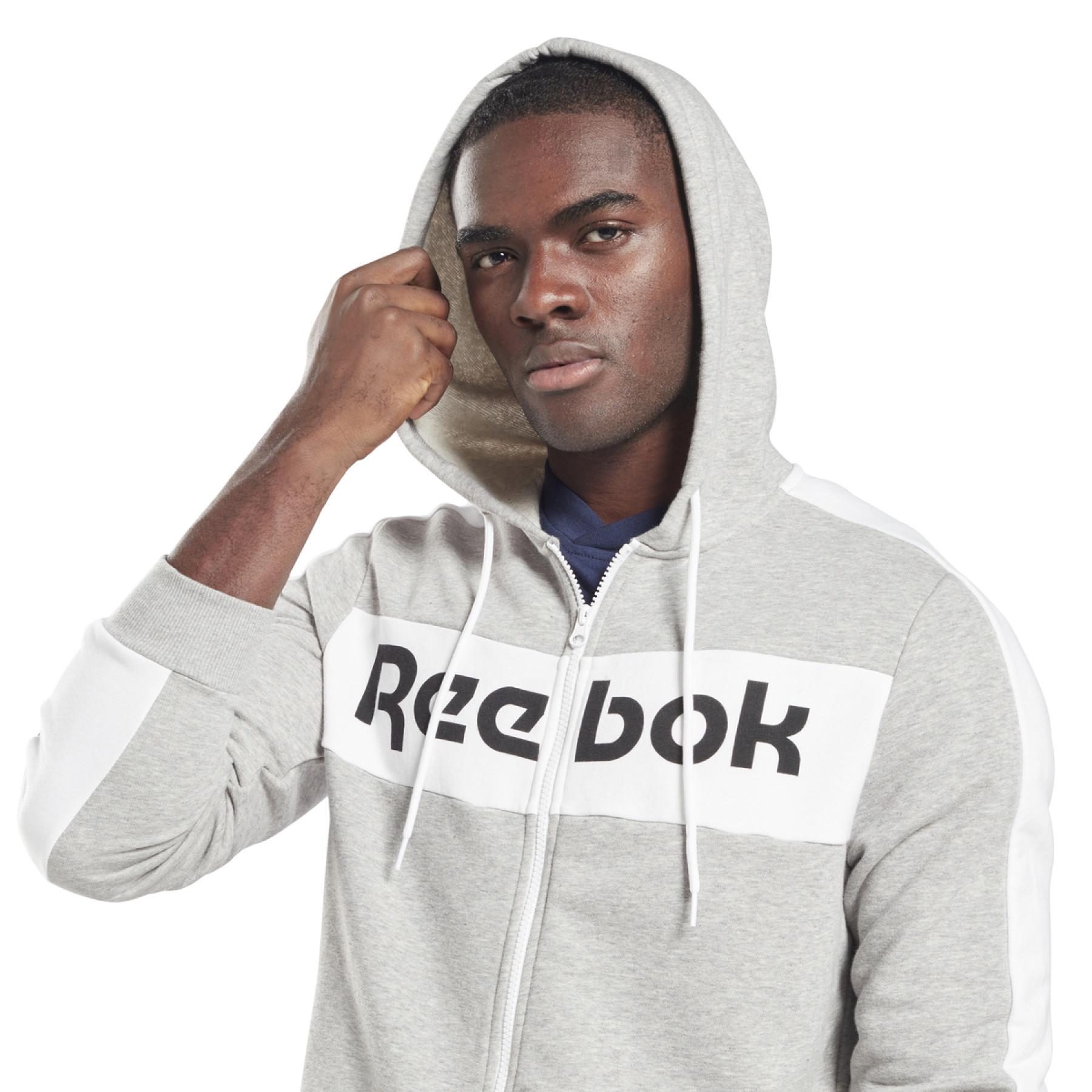 Hooded sweatshirt Reebok Training Essentials Linear Logo Zip-Up