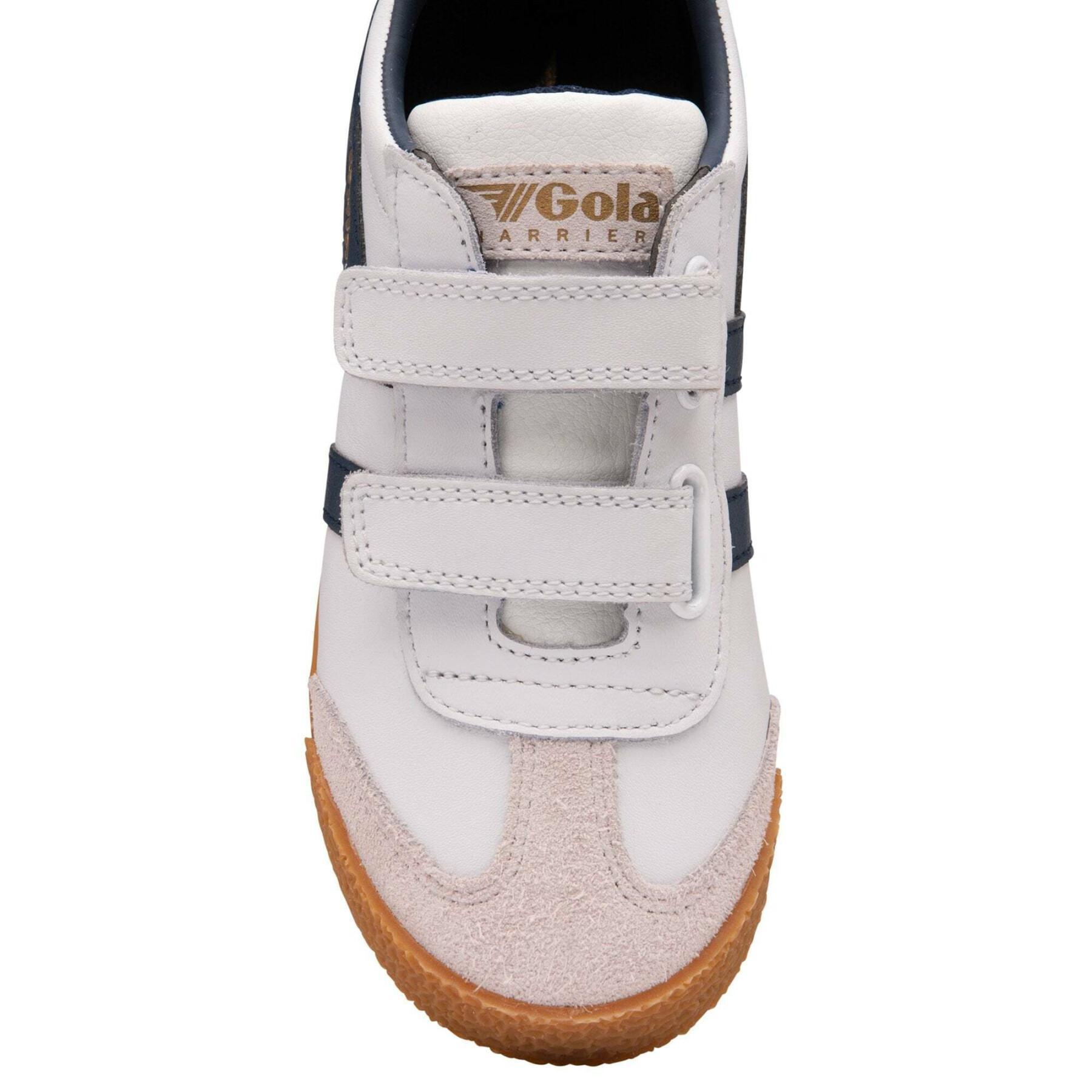 Child leather sneakers Gola Harrier Strap