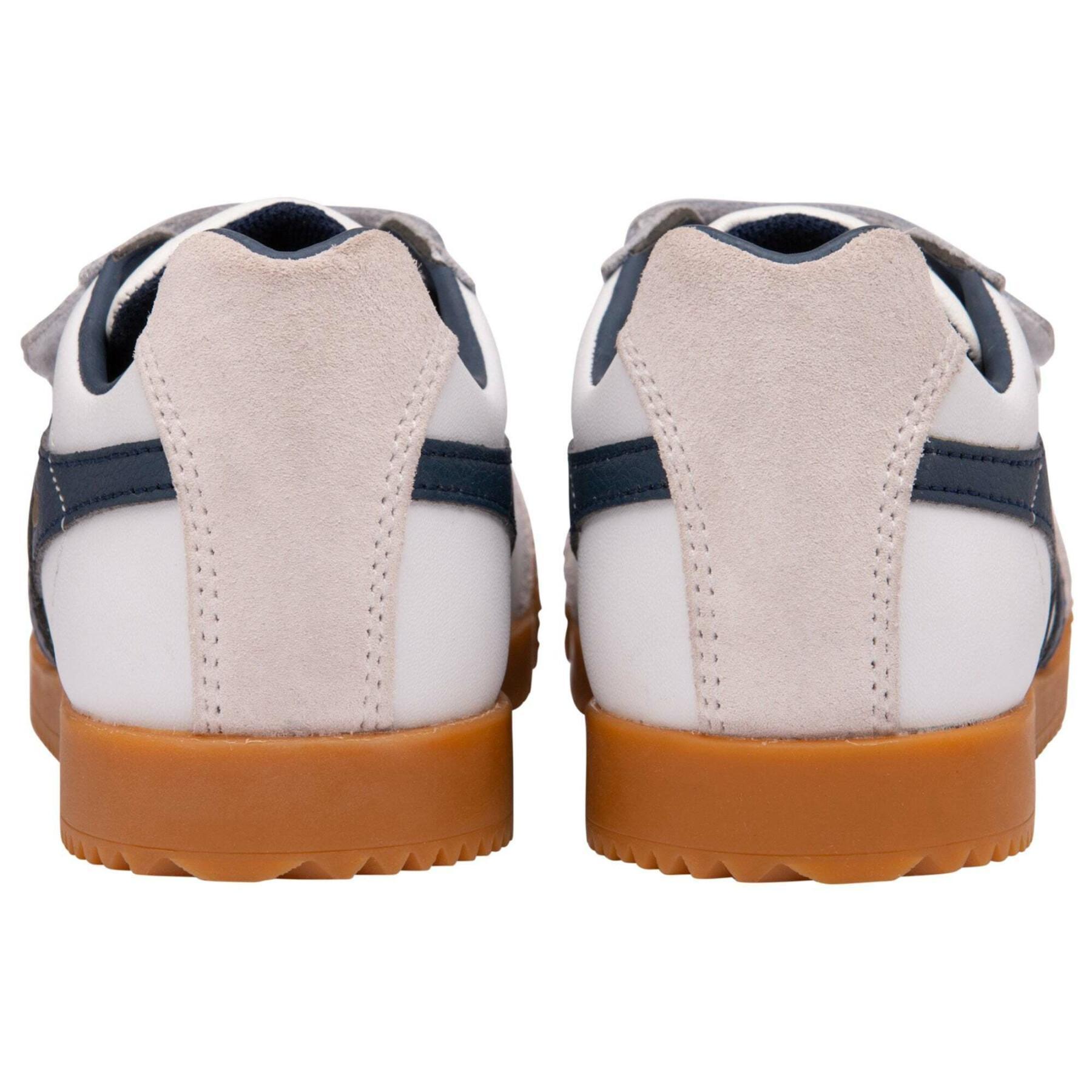 Child leather sneakers Gola Harrier Strap