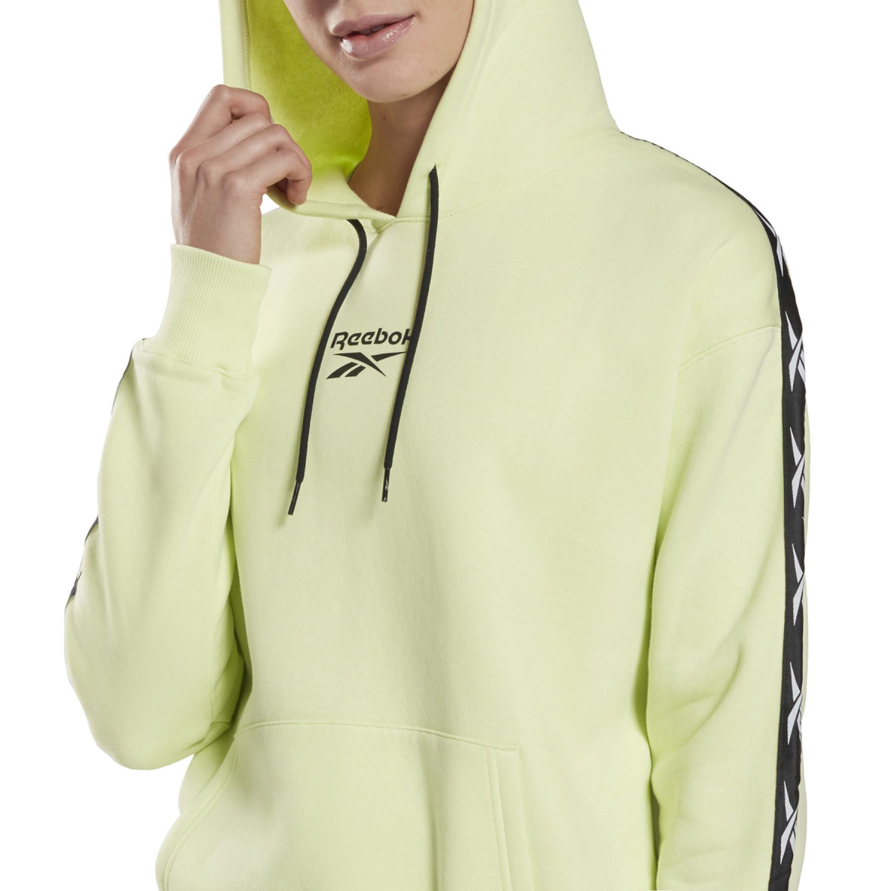 Women's hooded sweatshirt Reebok Training Essentials Tape Pack