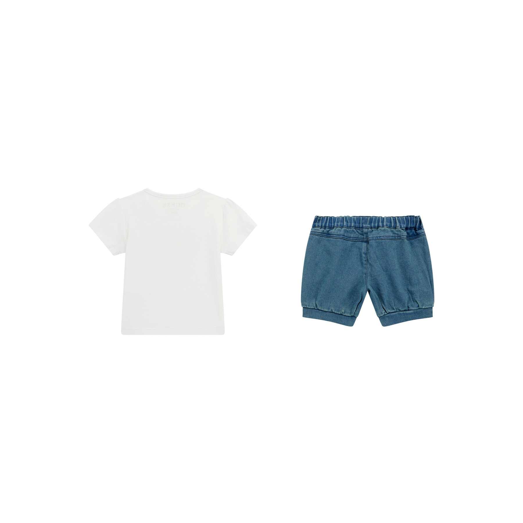 Baby t-shirt + jeans shorts set Guess