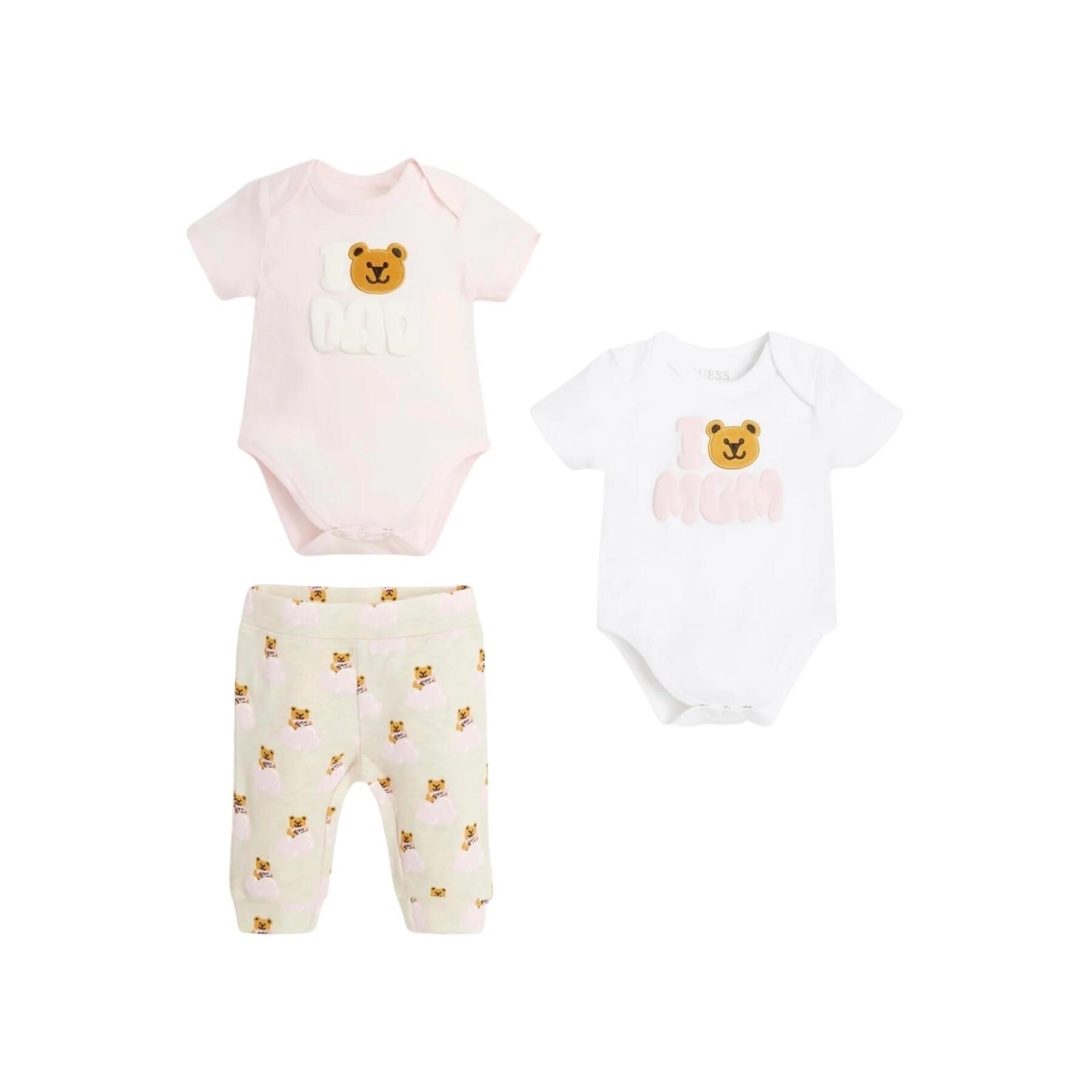 Set of 2 pieces body + baby pants Guess