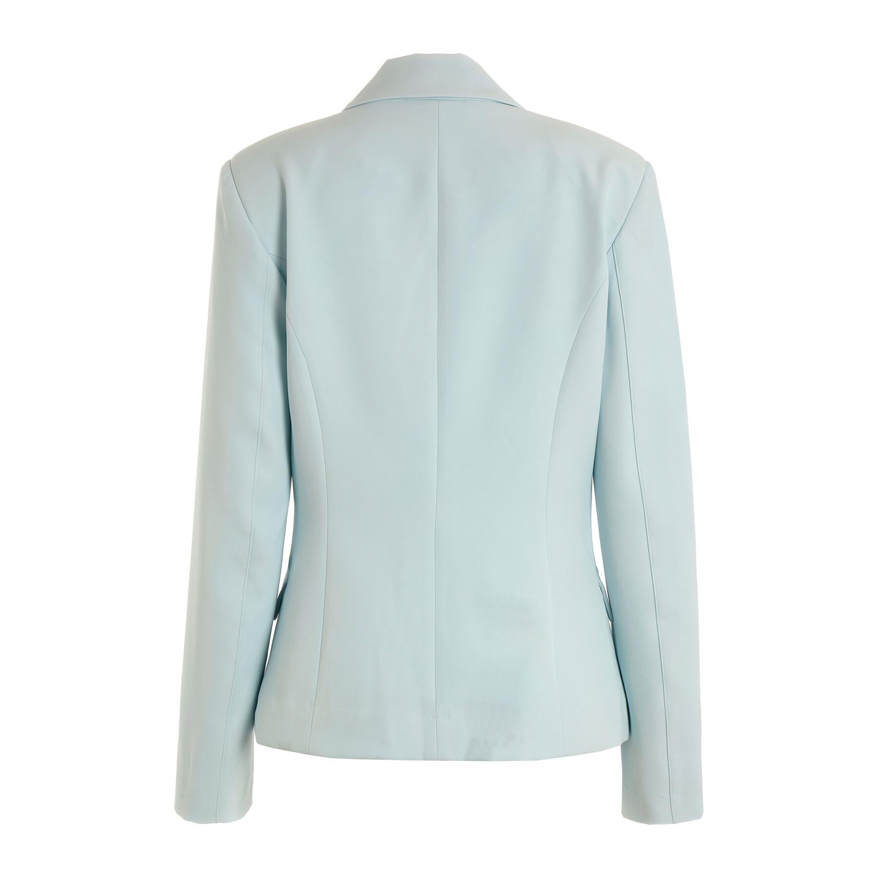 Blazer crepe poly light recycled woman Guess Diane