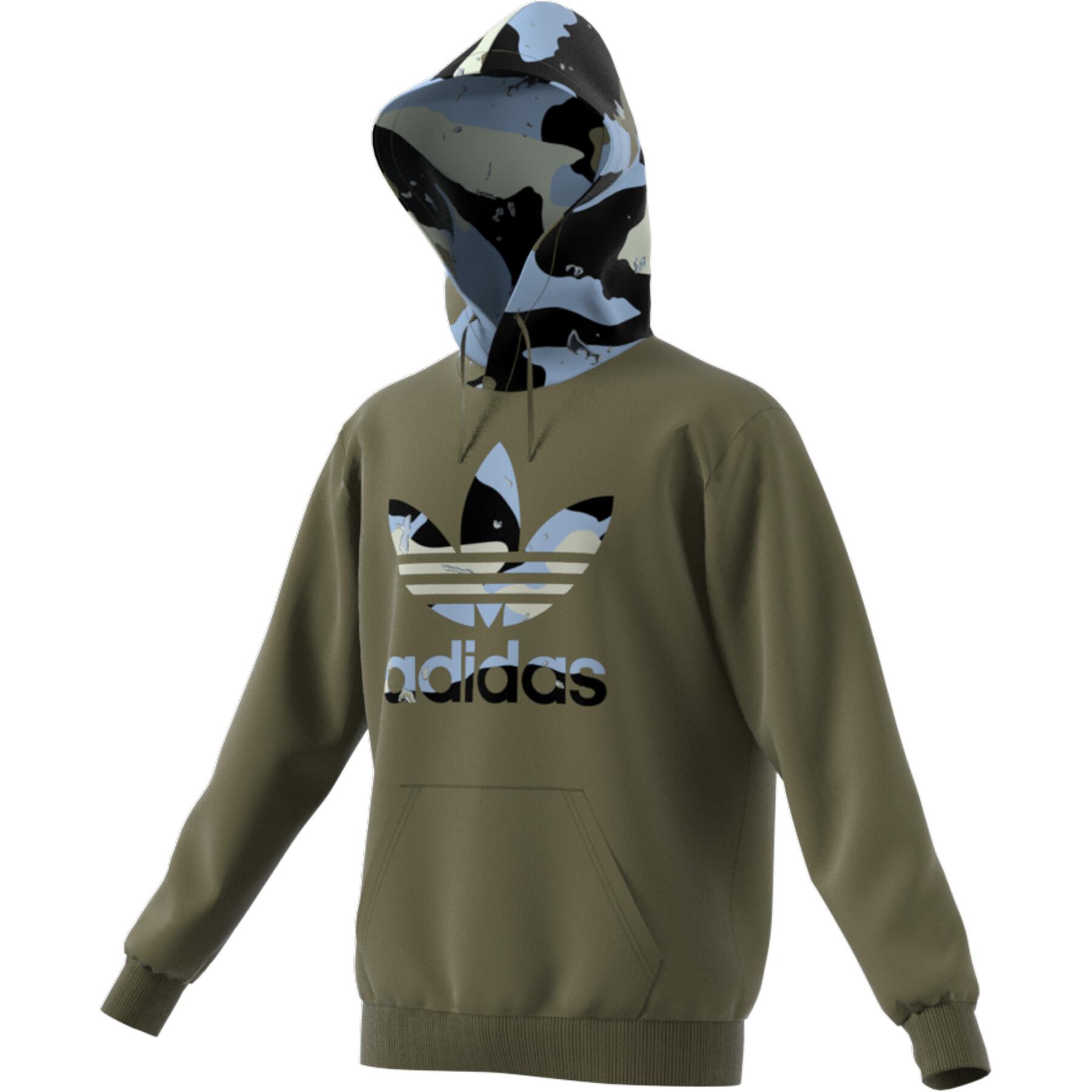 Hooded sweatshirt adidas Originals Camo Graphic