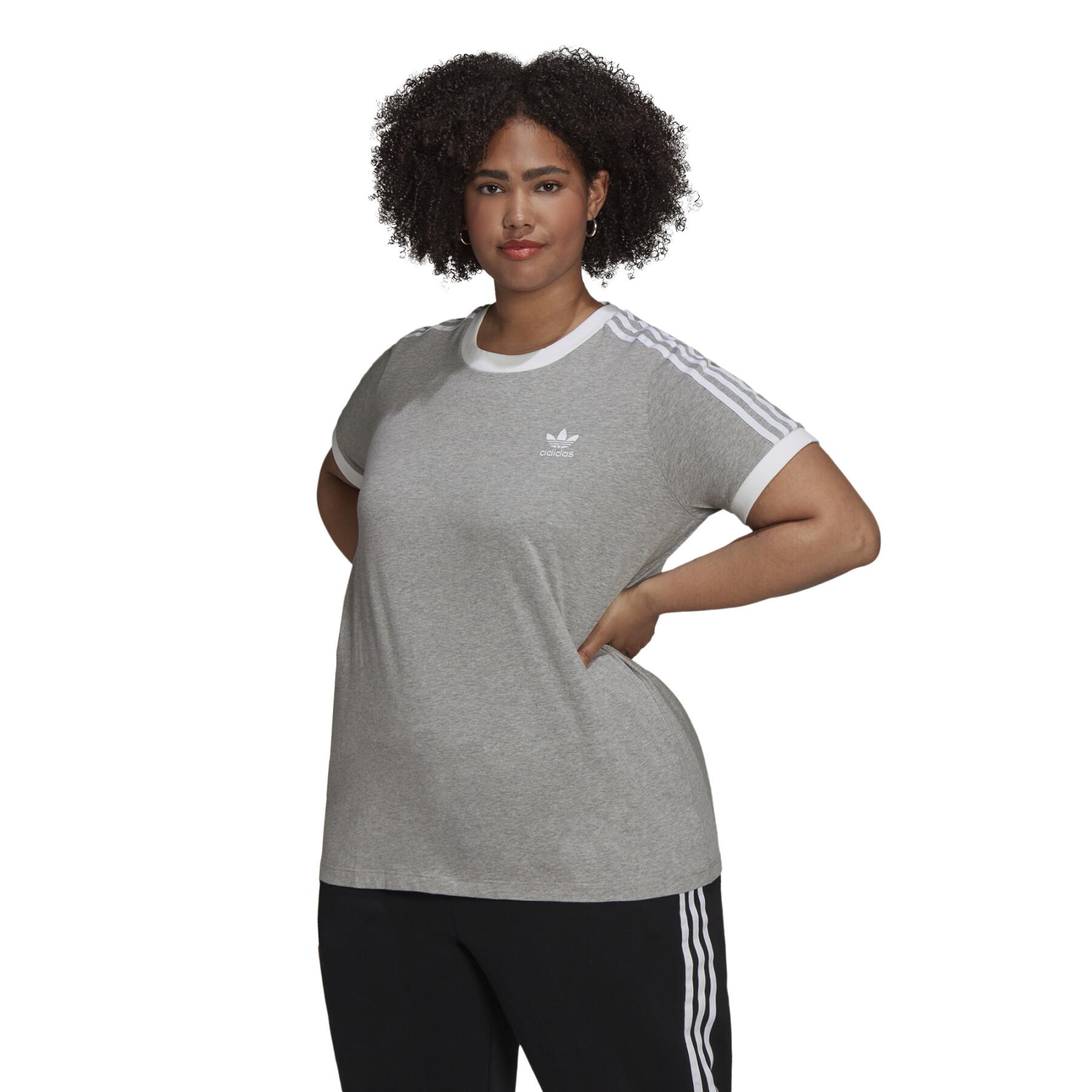 T-shirt large size woman adidas Originals Adicolor 3-Stripes