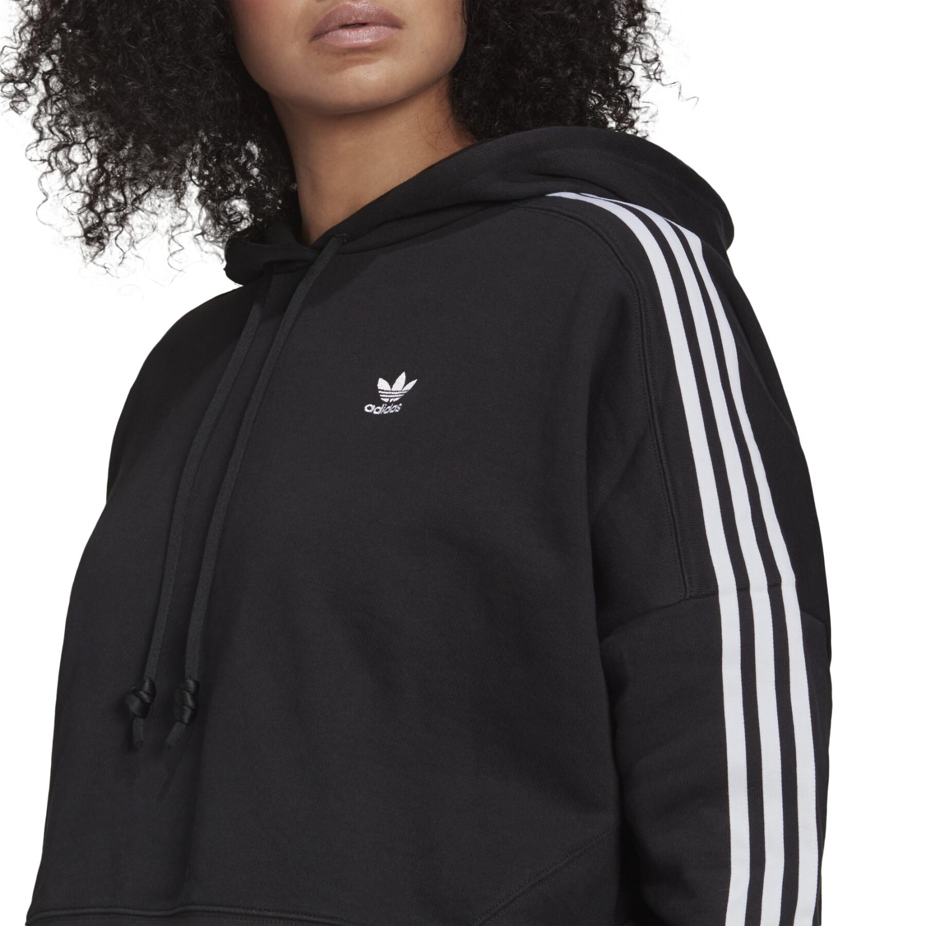 Women's hooded sweatshirt adidas Originals Adicolor Cropped