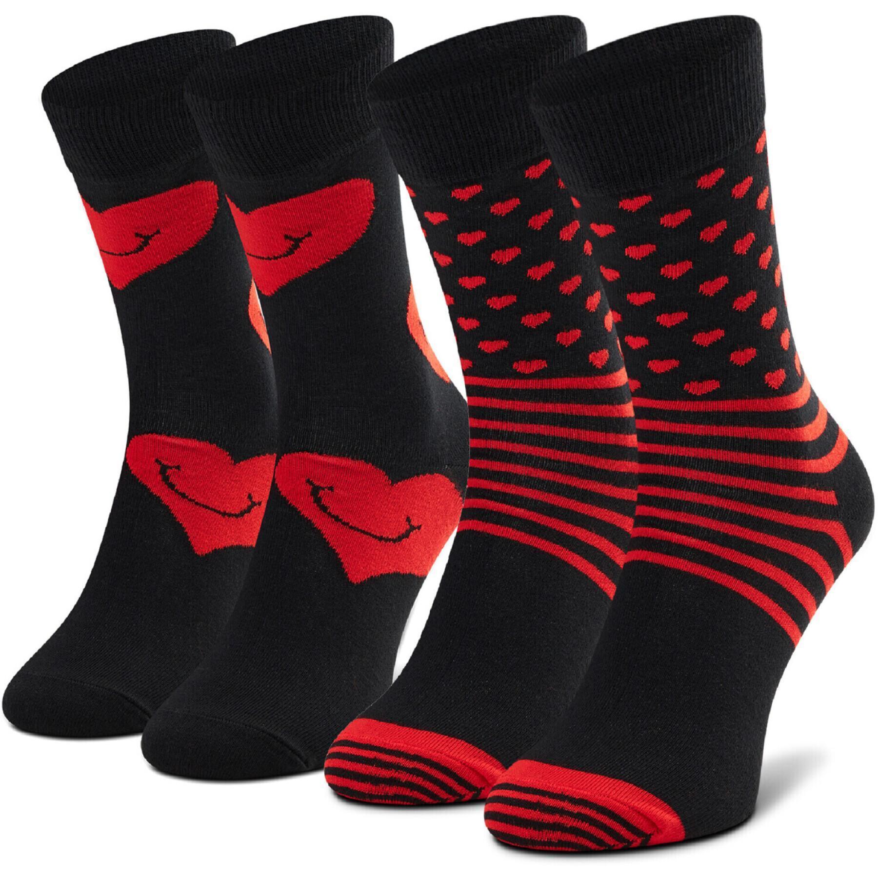 Gift set of 2 pairs of socks Happy Socks I Heart You