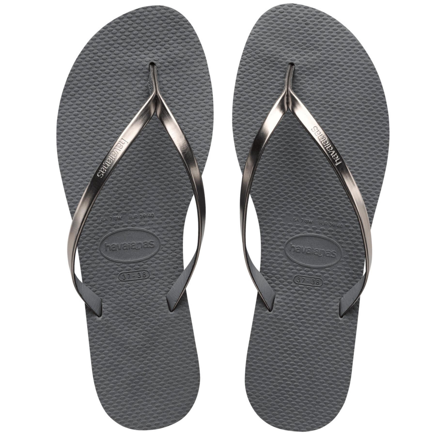 Women's flip-flops Havaianas You Metallic
