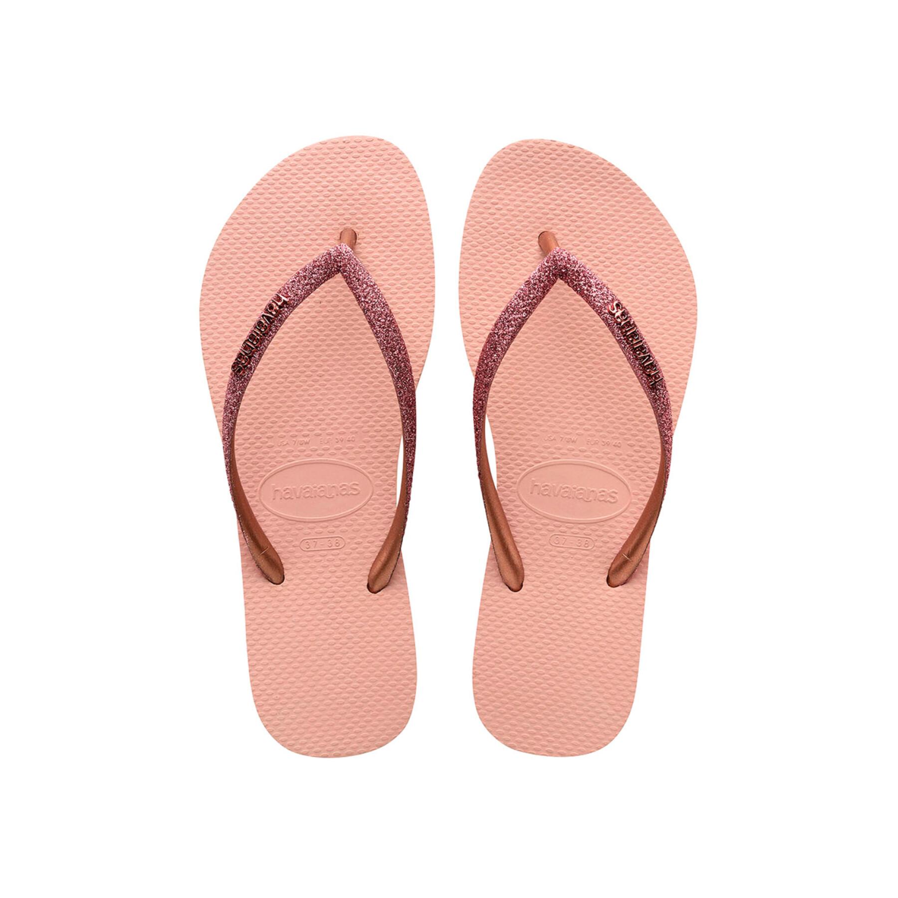 Women's flip-flops Havaianas Slim Glitter