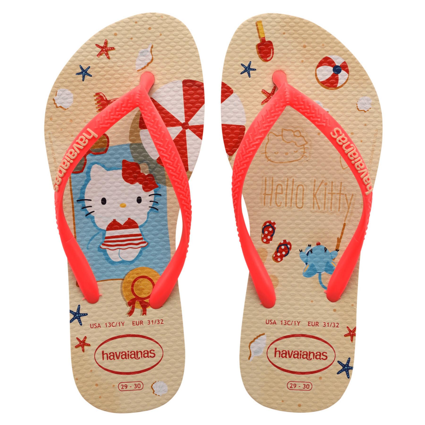 Children's flip-flops Havaianas Slim Hello Kitty