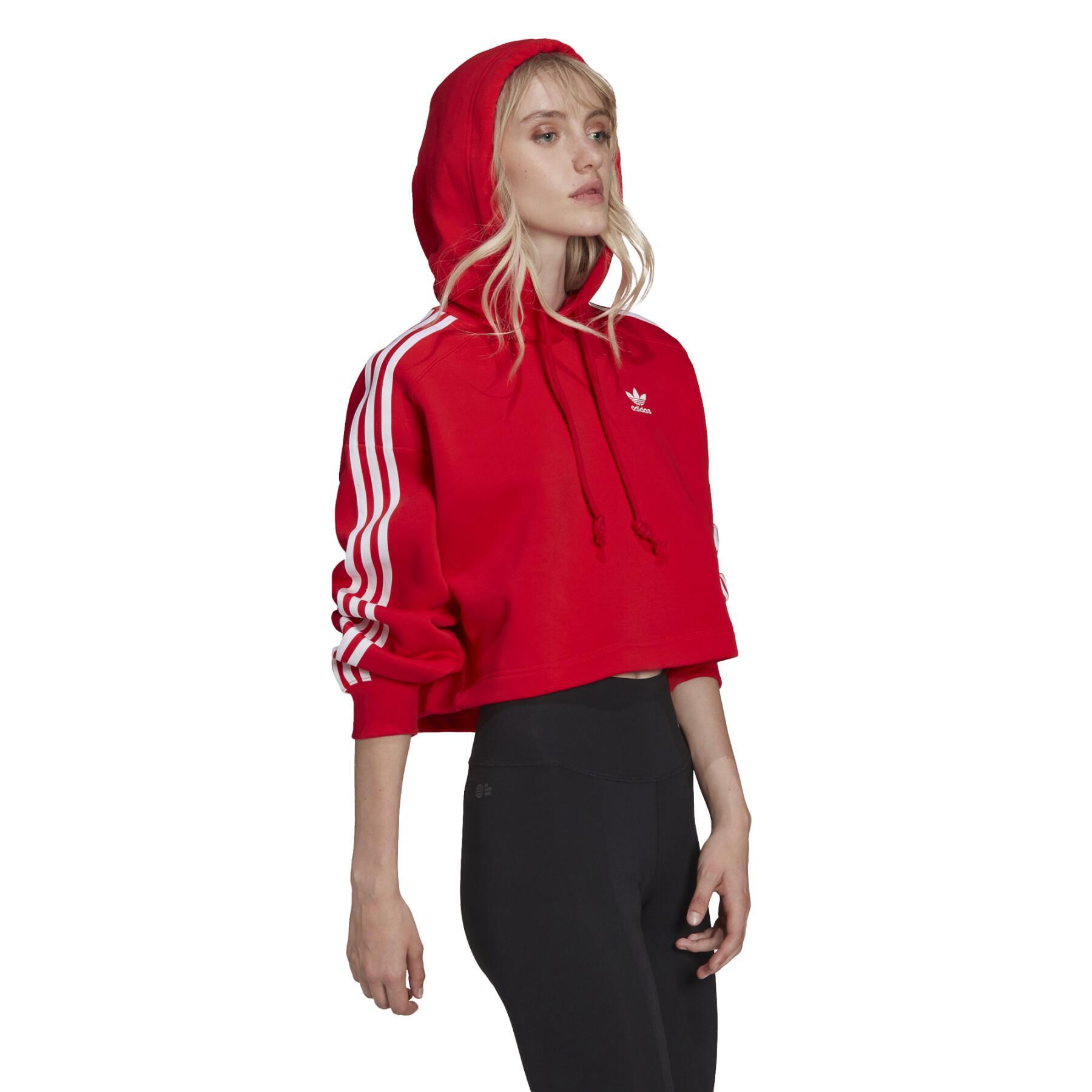 Women's hooded sweatshirt adidas Originals Adicolor Classics Crop