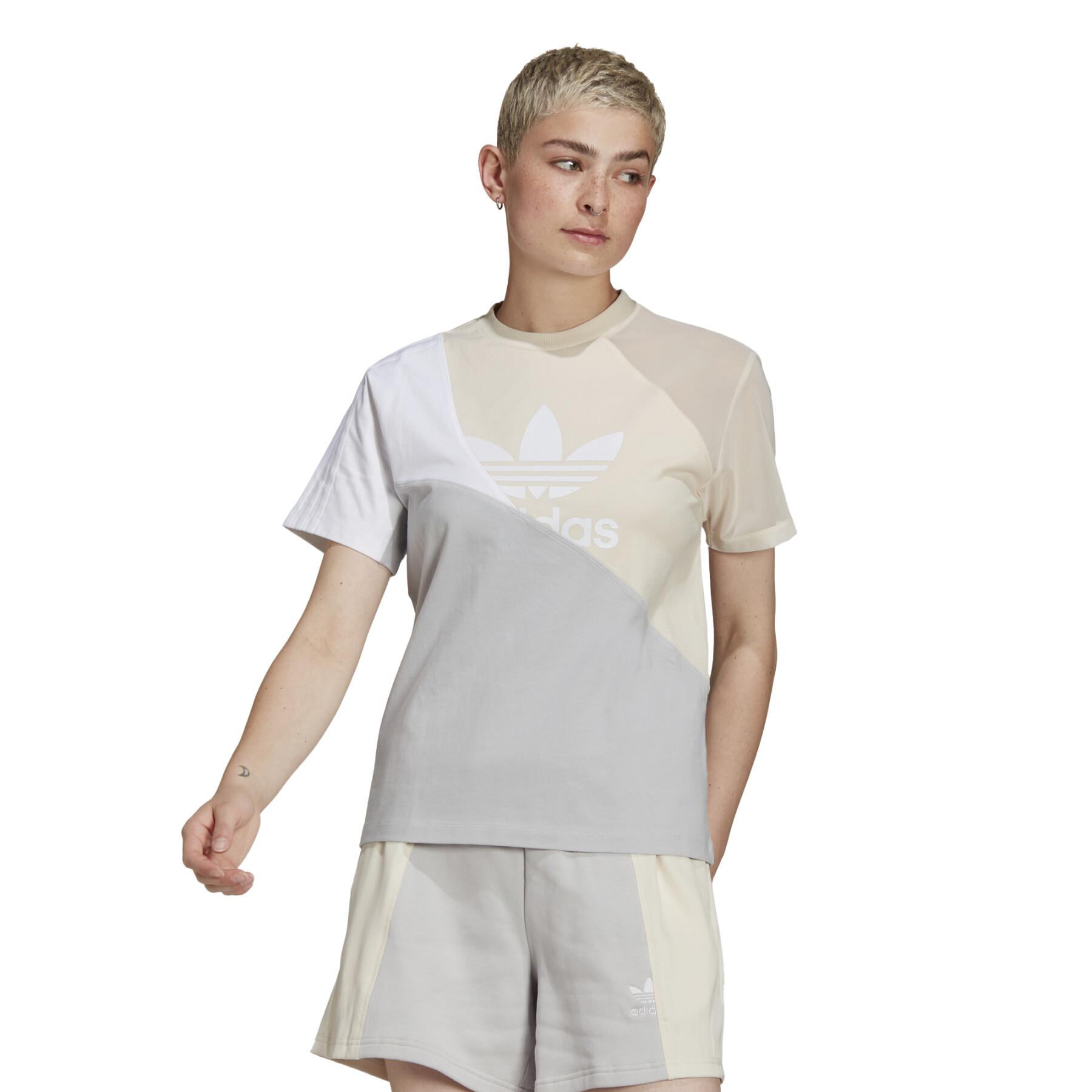 Women's short sleeve T-shirt adidas Originals Adicolor Split Trefoil