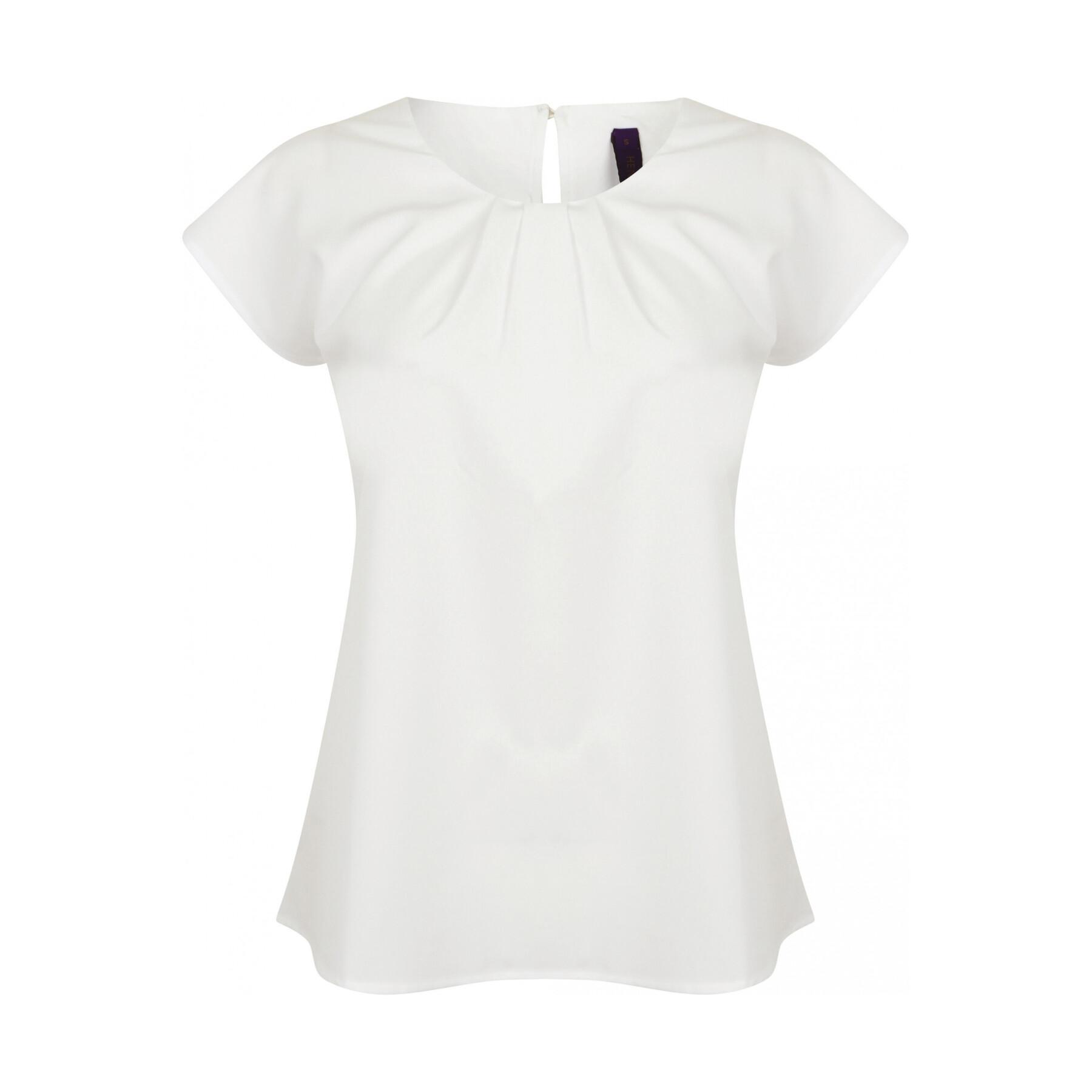 Women's pleated collar blouse Henbury