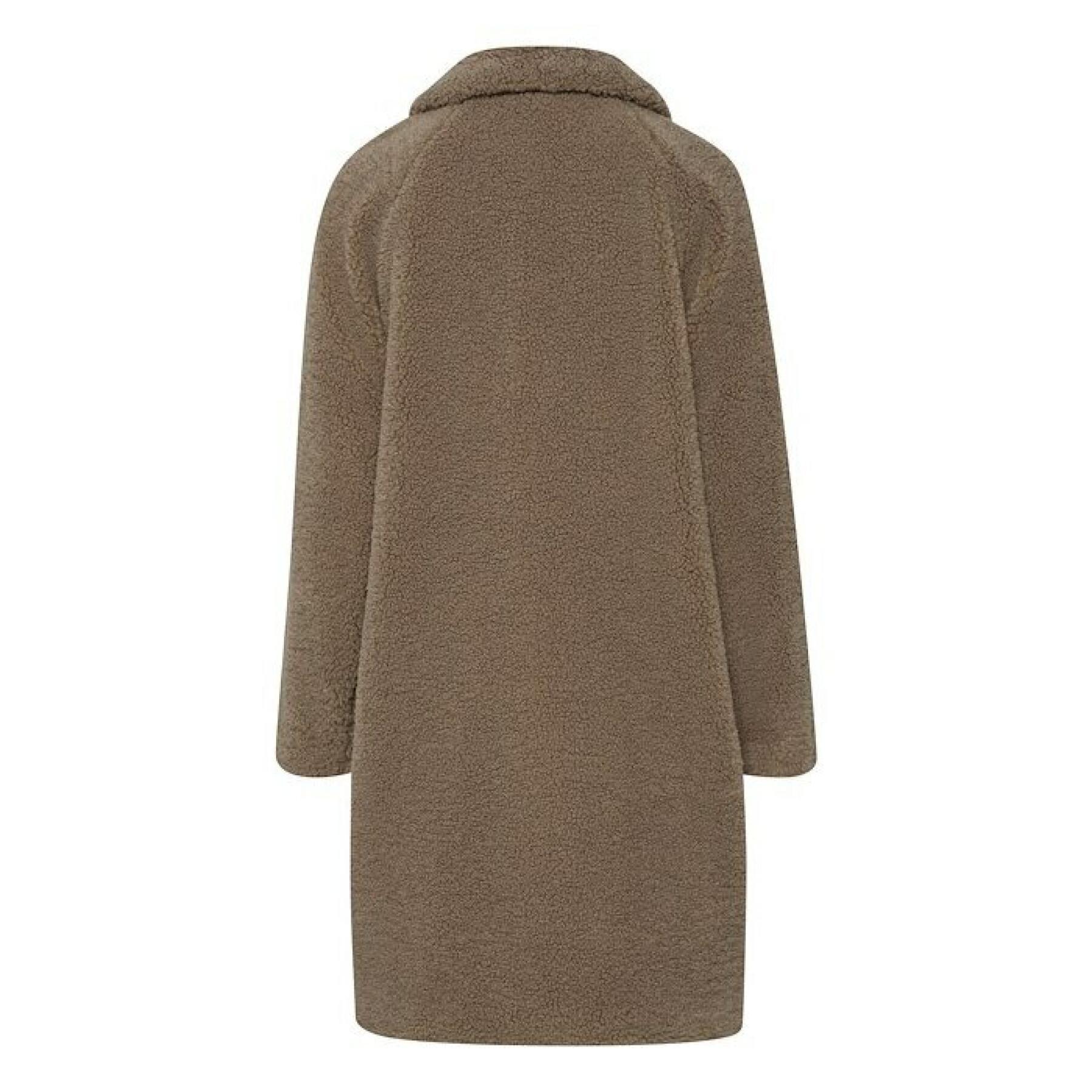 Fur coat for women Ichi Ihharlene