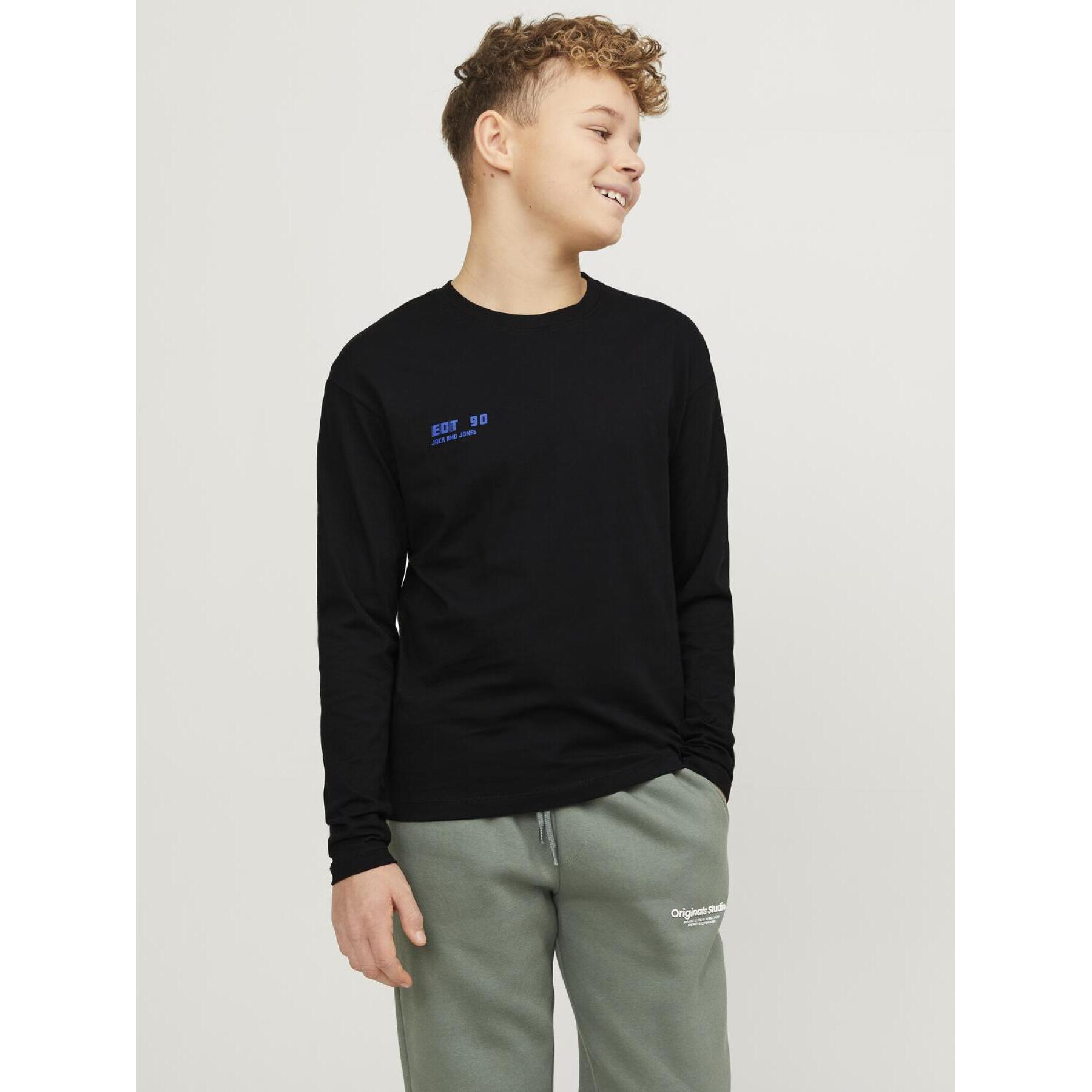 Children's loose-fitting long-sleeved T-shirt Jack & Jones Collect EDT
