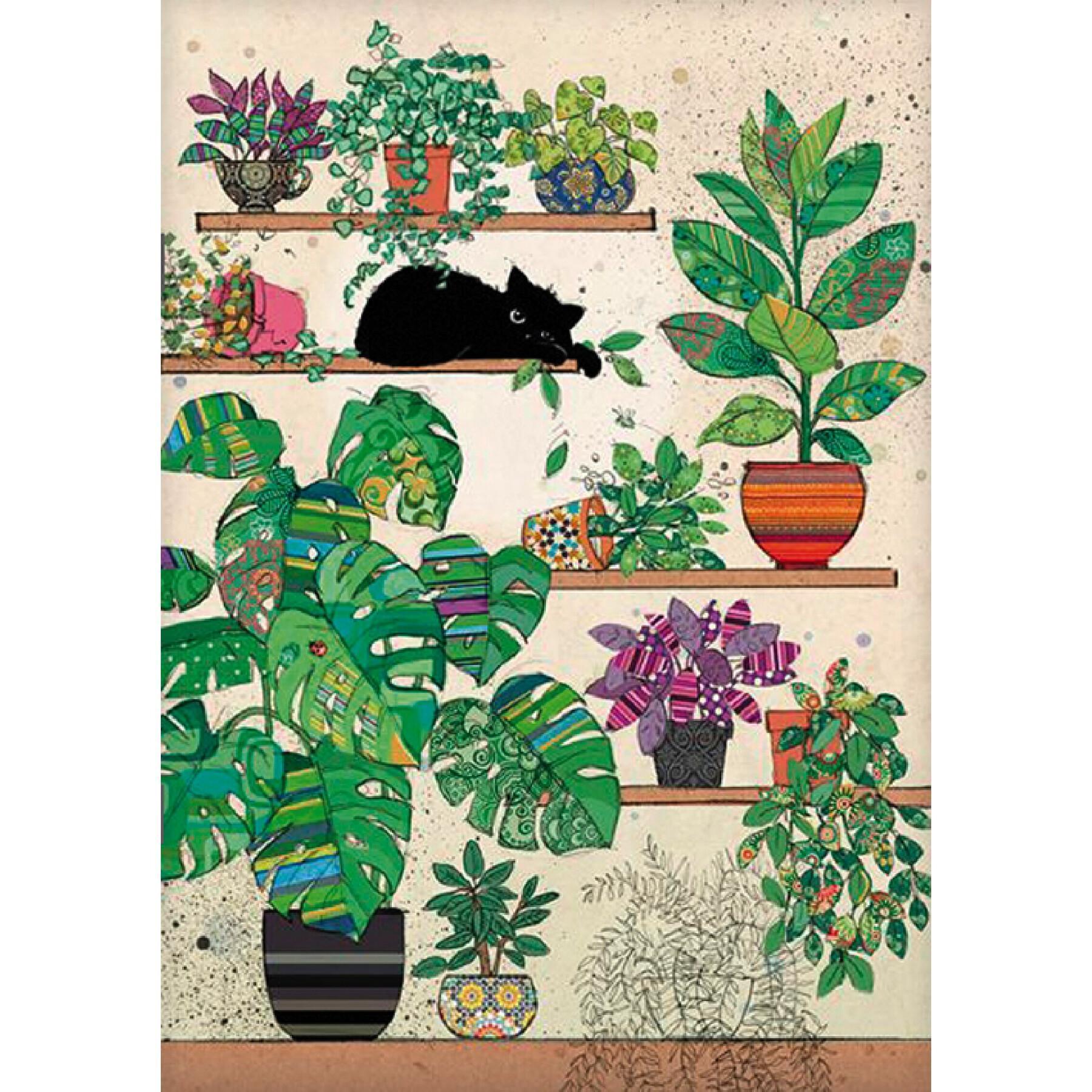 Notebook a5 kitten plants Kiub Bug Art
