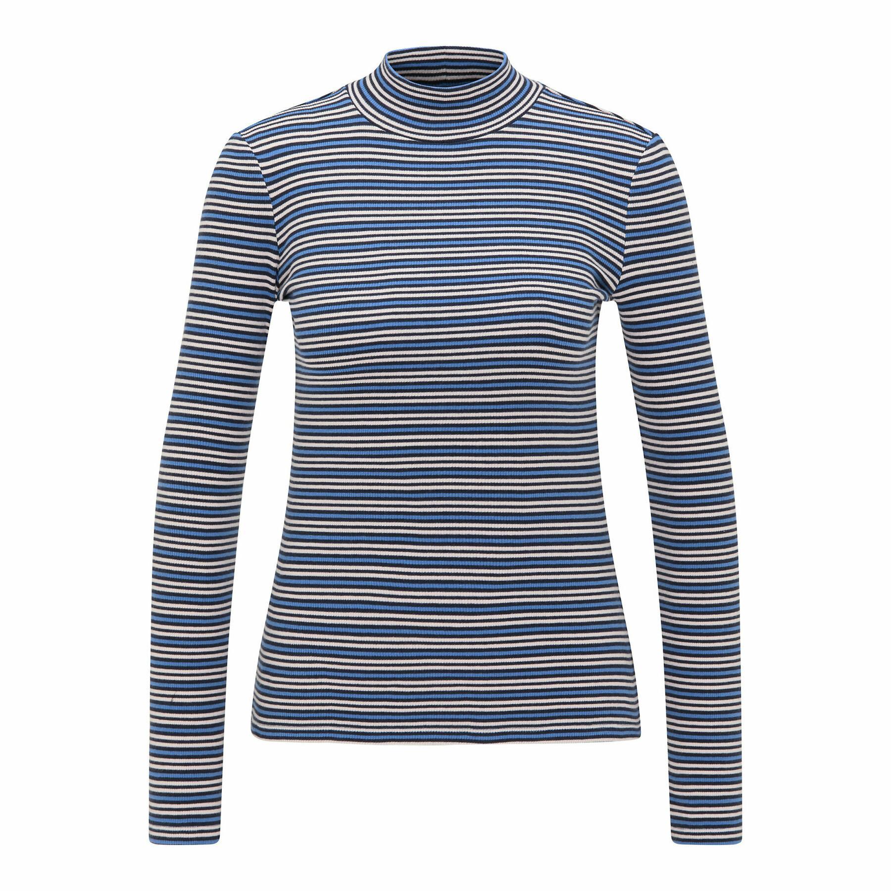 Women's T-shirt Lee Ribbed Ls Stripped