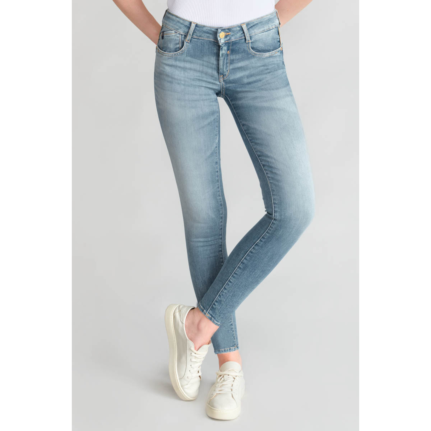 Women's 7/8 slim jeans Le Temps des cerises Pata N°4