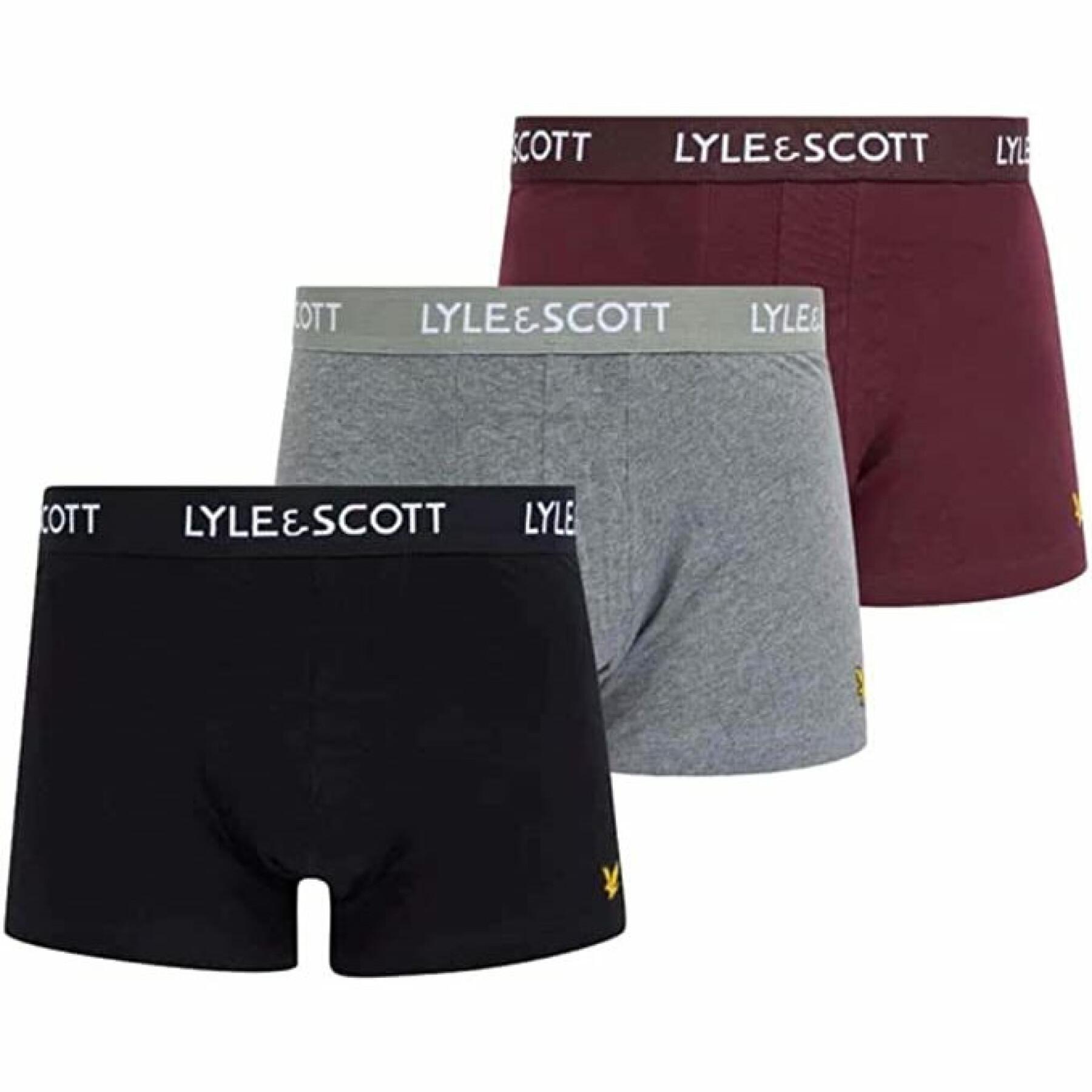 Pack of 3 underpants Lyle & Scott Barclay