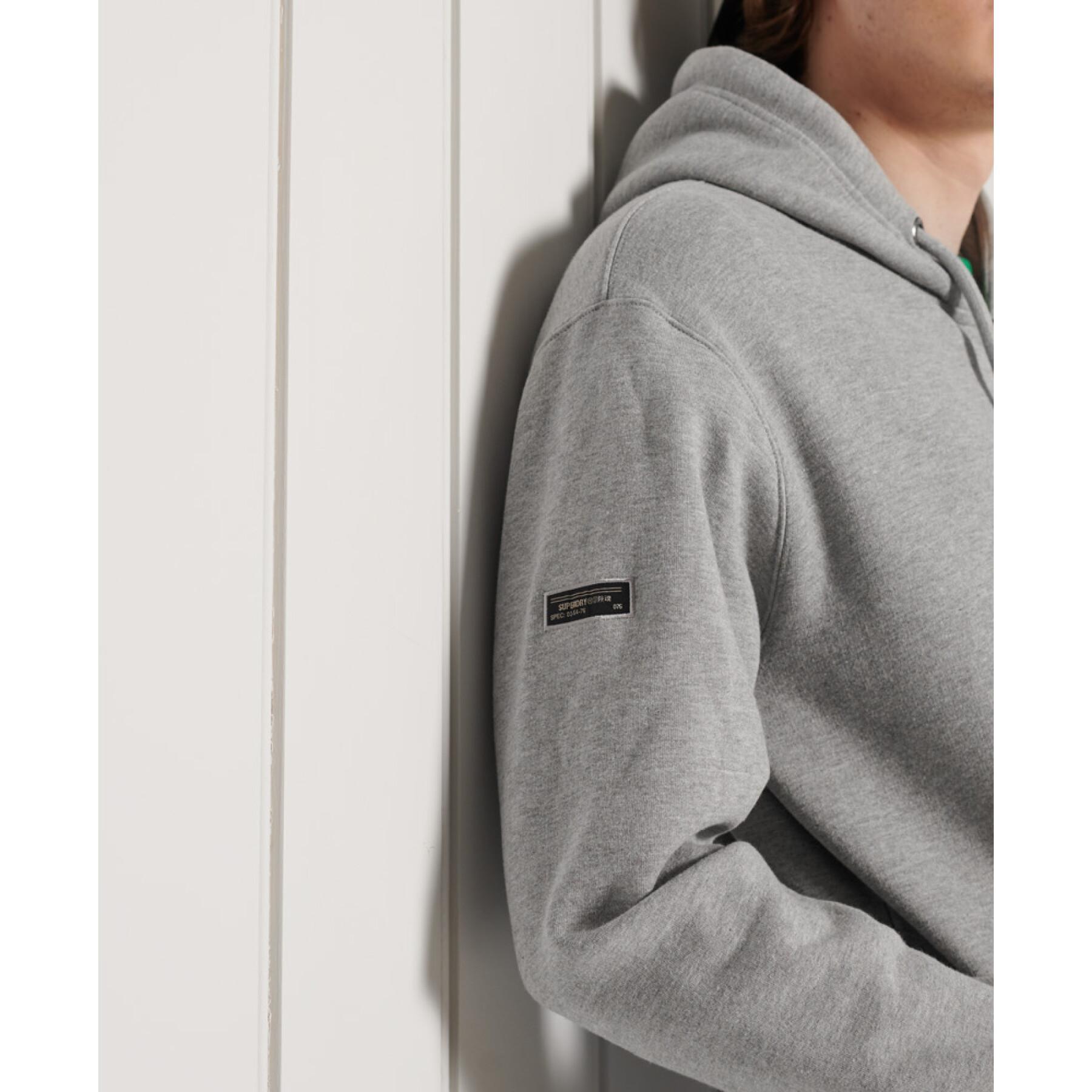 Zip-up hoodie with pattern Superdry Military