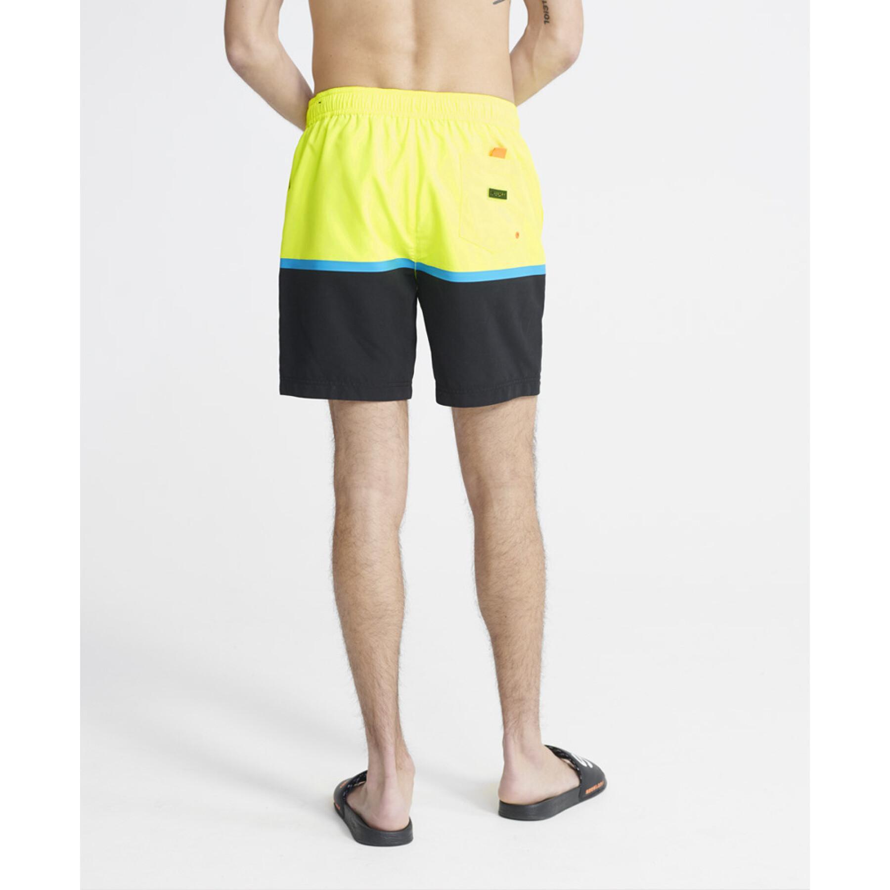 Swim shorts with color blocks Superdry
